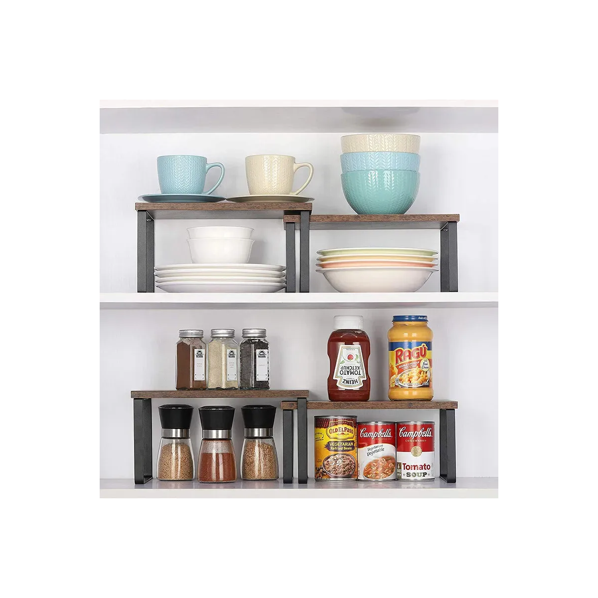 Foto 4 pulgar | 2 Especieros Organizador Repisas De Cocina Eo Safe Imports Esi-20638 Marron