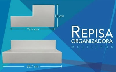 Foto 2 | Xtellar Elegantes Repisas Escalonadas Organizadoras Multiusos De Alta Durabilidad Set De 2