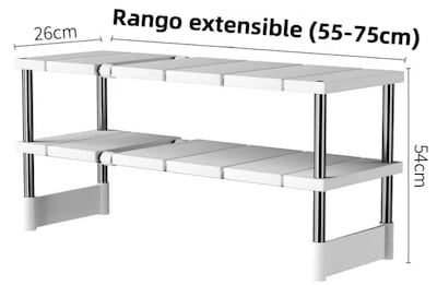 Foto 3 | Xtellar Organizador De Cocina Premium Ajustable Y Retráctil