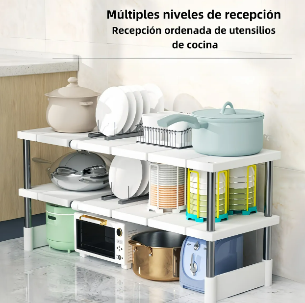 Foto 5 pulgar | Xtellar Organizador De Cocina Premium Ajustable Y Retráctil