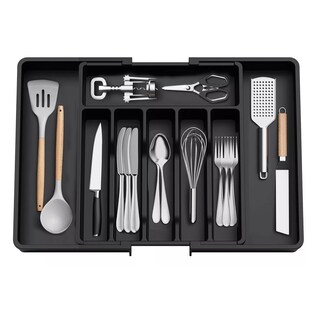 Foto 2 | Bandeja Extensible Organizador Cocina 8 Compartimentos Eo Safe Imports Esi-17608-1 Negro