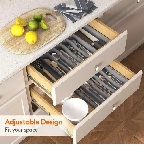 Foto 4 pulgar | Organizador Xtellar Bandeja De Cubierto Extensible 8 Compartimientos