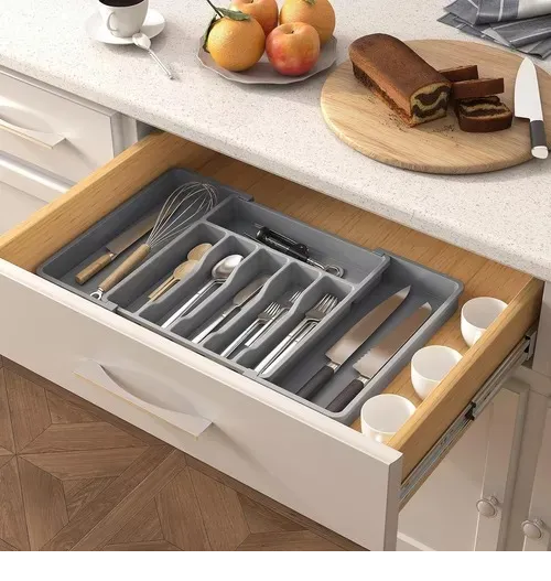 Foto 6 pulgar | Organizador Xtellar Bandeja De Cubierto Extensible 8 Compartimientos