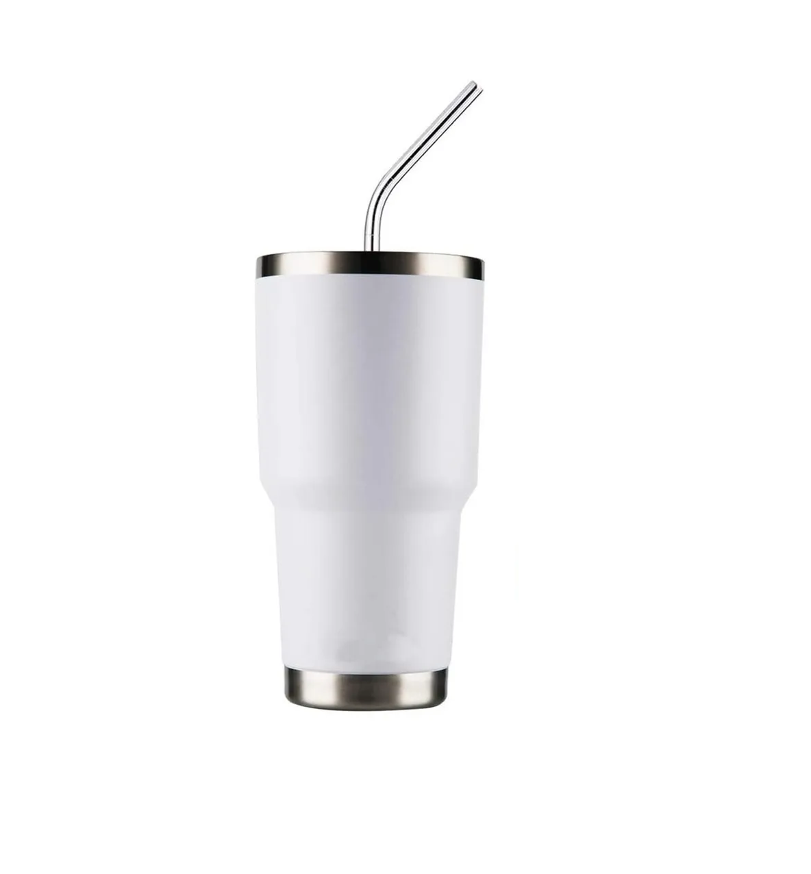 Taza Térmica de Acero Inoxidable Eo Safe Imports Esi-061 color Blanco