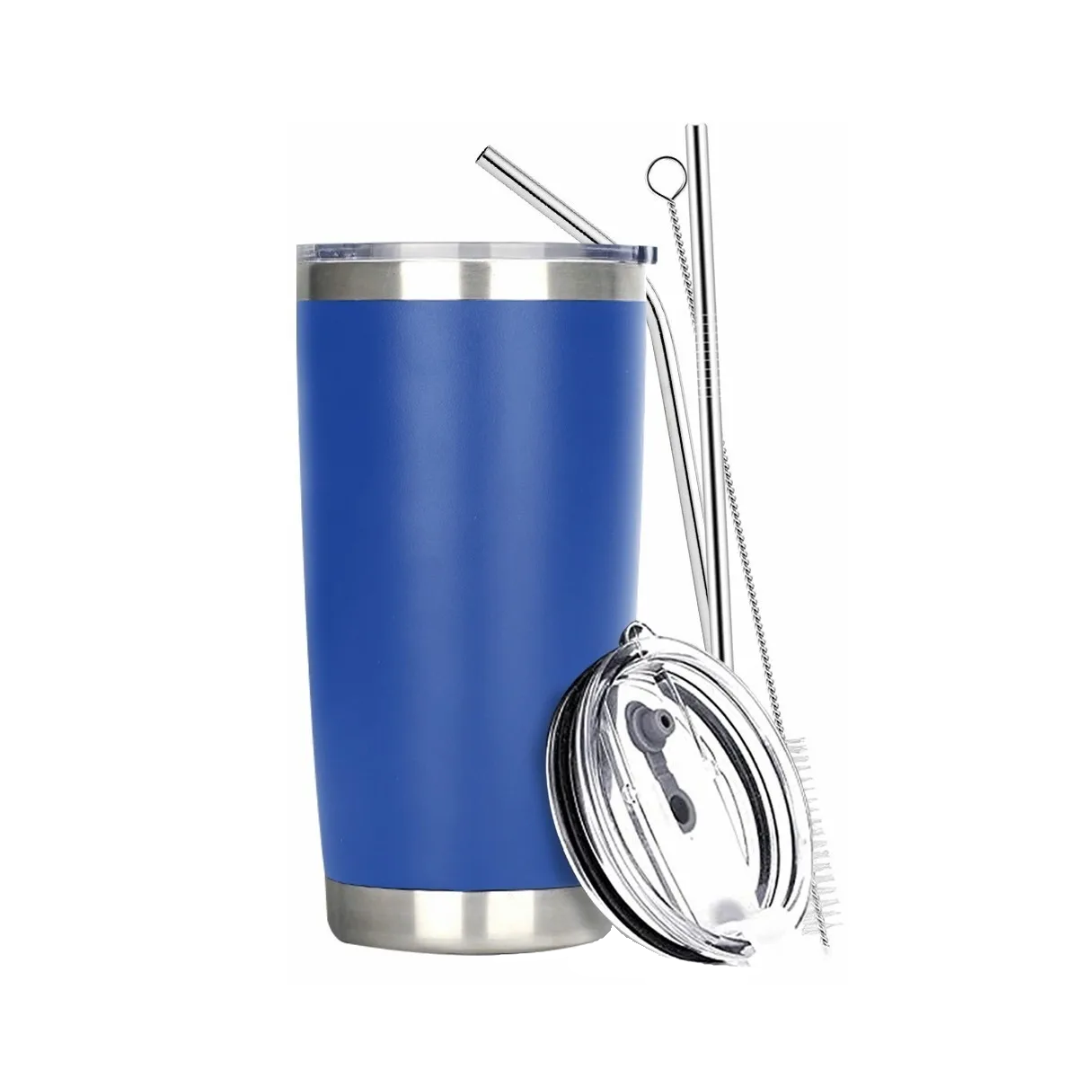 Vaso Térmico de 20 oz Acero Inoxidable Eo Safe Imports Esi-3246 color Azul