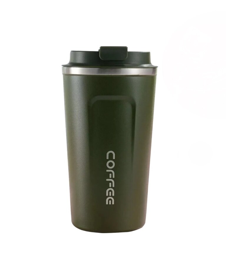 Taza de Café Acero Inoxidable Funbu 380ml color Verde $189