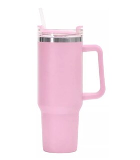 Foto 1 | Vaso al Vacío de Acero 40 Onzas con Asa y Pajilla Eo Safe Imports Esi-9151 Rosa