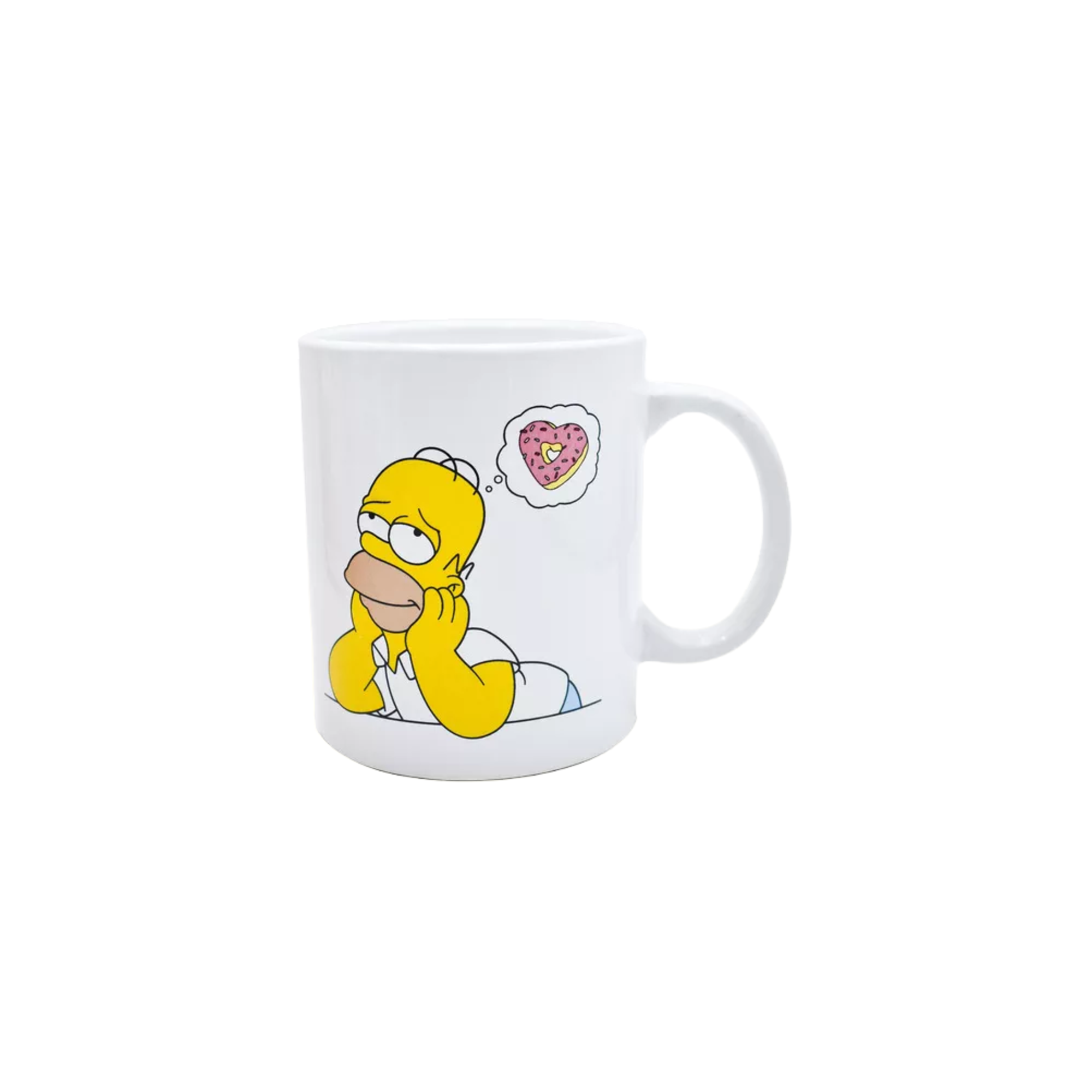 Foto 2 pulgar | Taza Grande Cafe Disney Homero Simpson Cerámica 480 Ml color Blanco