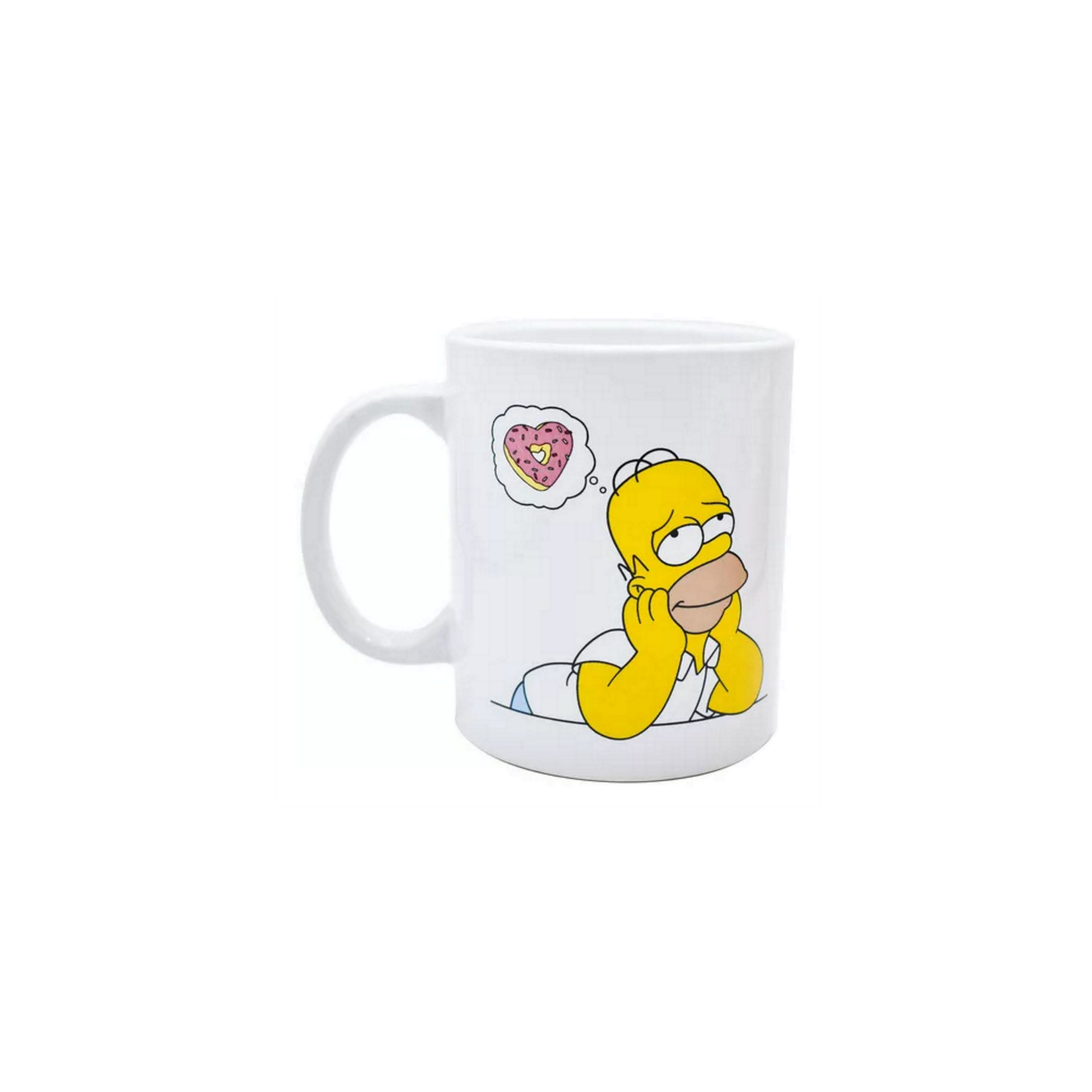 Foto 4 pulgar | Taza Grande Cafe Disney Homero Simpson Cerámica 480 Ml color Blanco