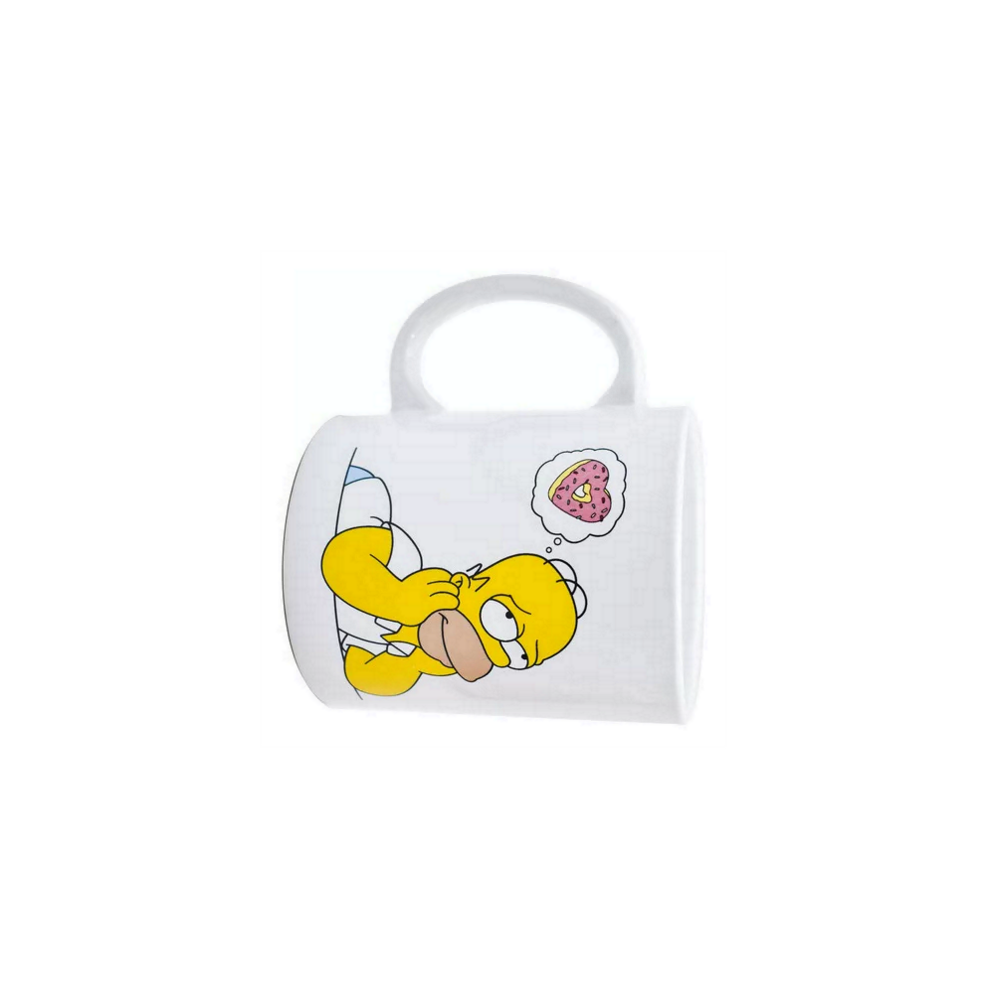 Foto 5 | Taza Grande Cafe Disney Homero Simpson Cerámica 480 Ml color Blanco