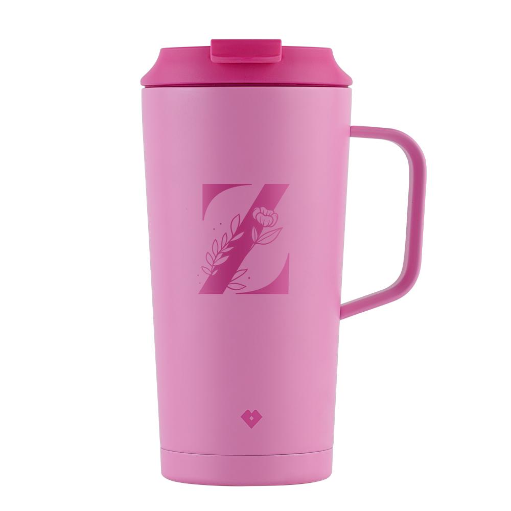 Foto 2 pulgar | Termo para Café Luckyly Acero Inoxidable Inicial Z 500 ml Rosa