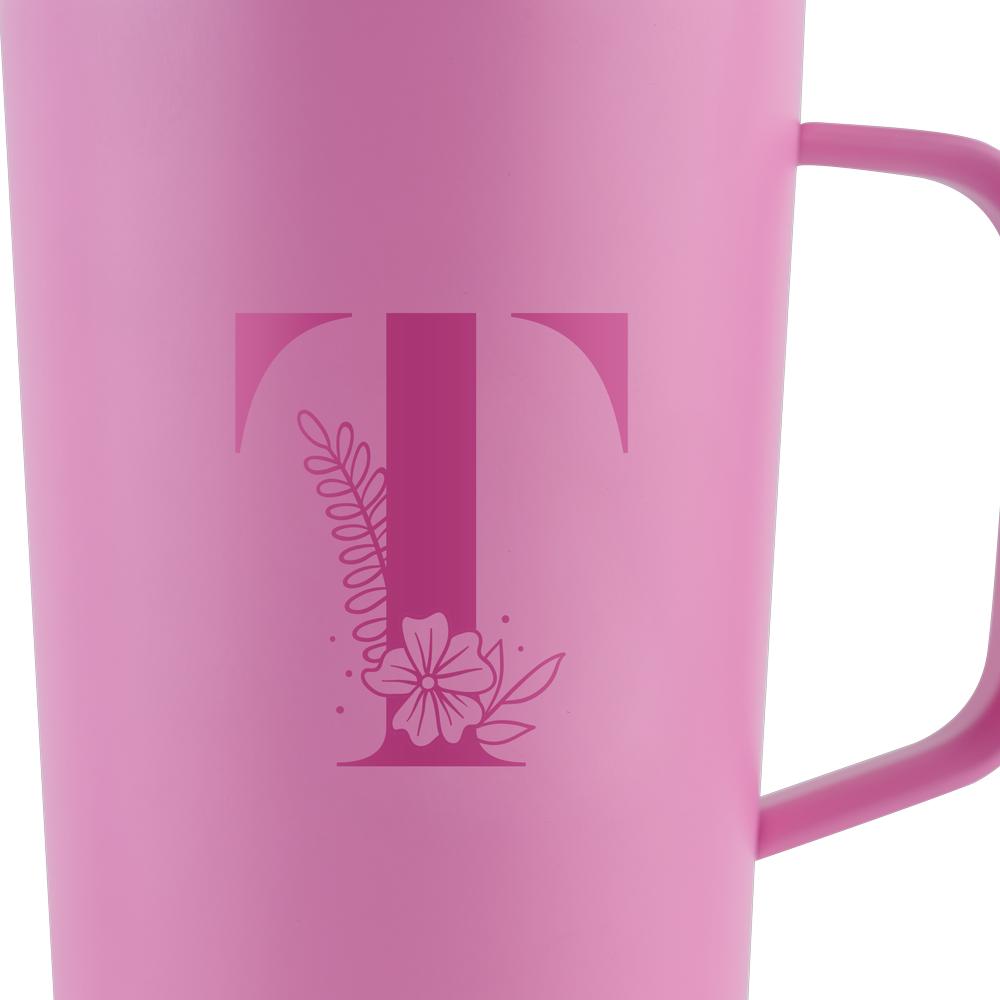 Foto 4 pulgar | Termo para Café Luckyly Acero Inoxidable Inicial T 500ml Rosa