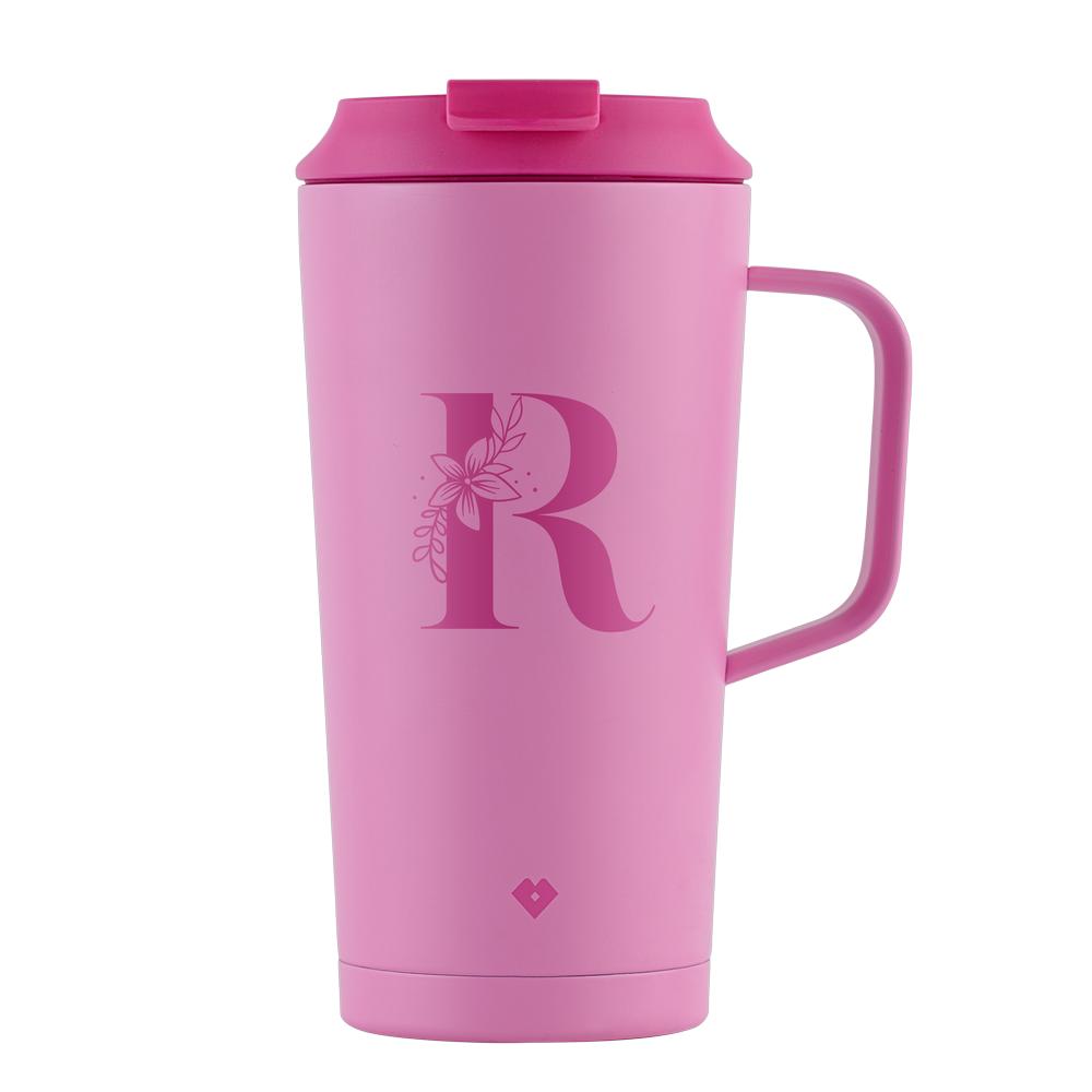 Foto 2 pulgar | Termo para Café Luckyly Acero Inoxidable Inicial R 500ml Rosa