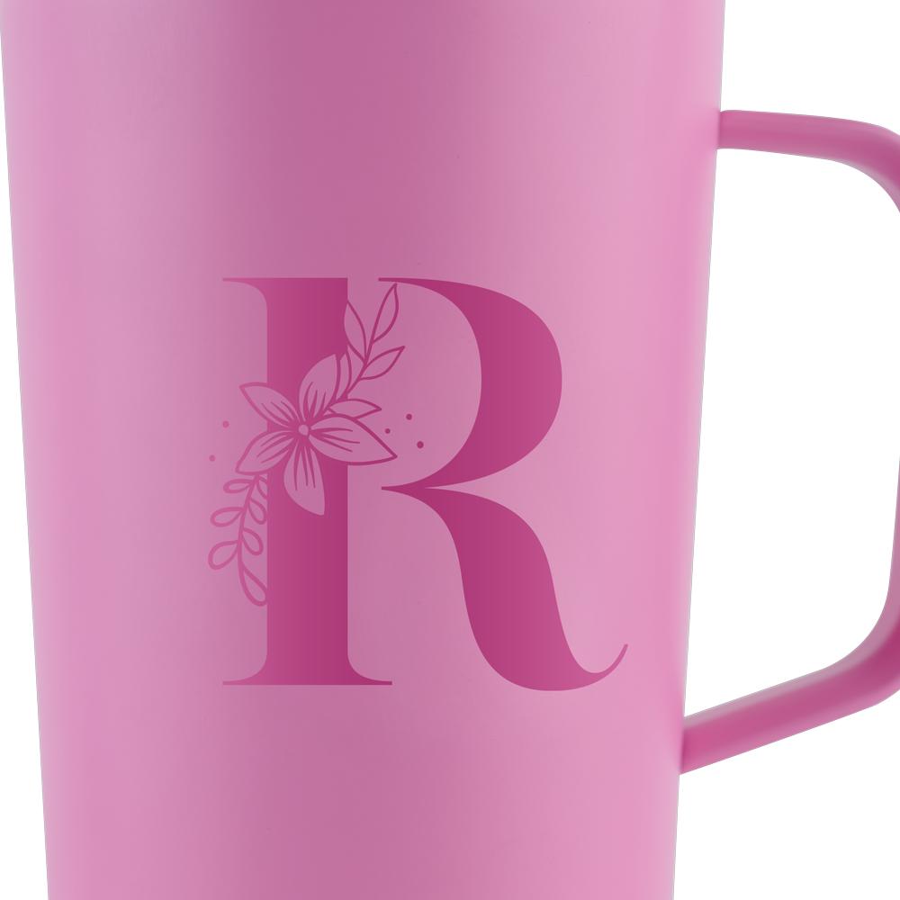 Foto 4 pulgar | Termo para Café Luckyly Acero Inoxidable Inicial R 500ml Rosa