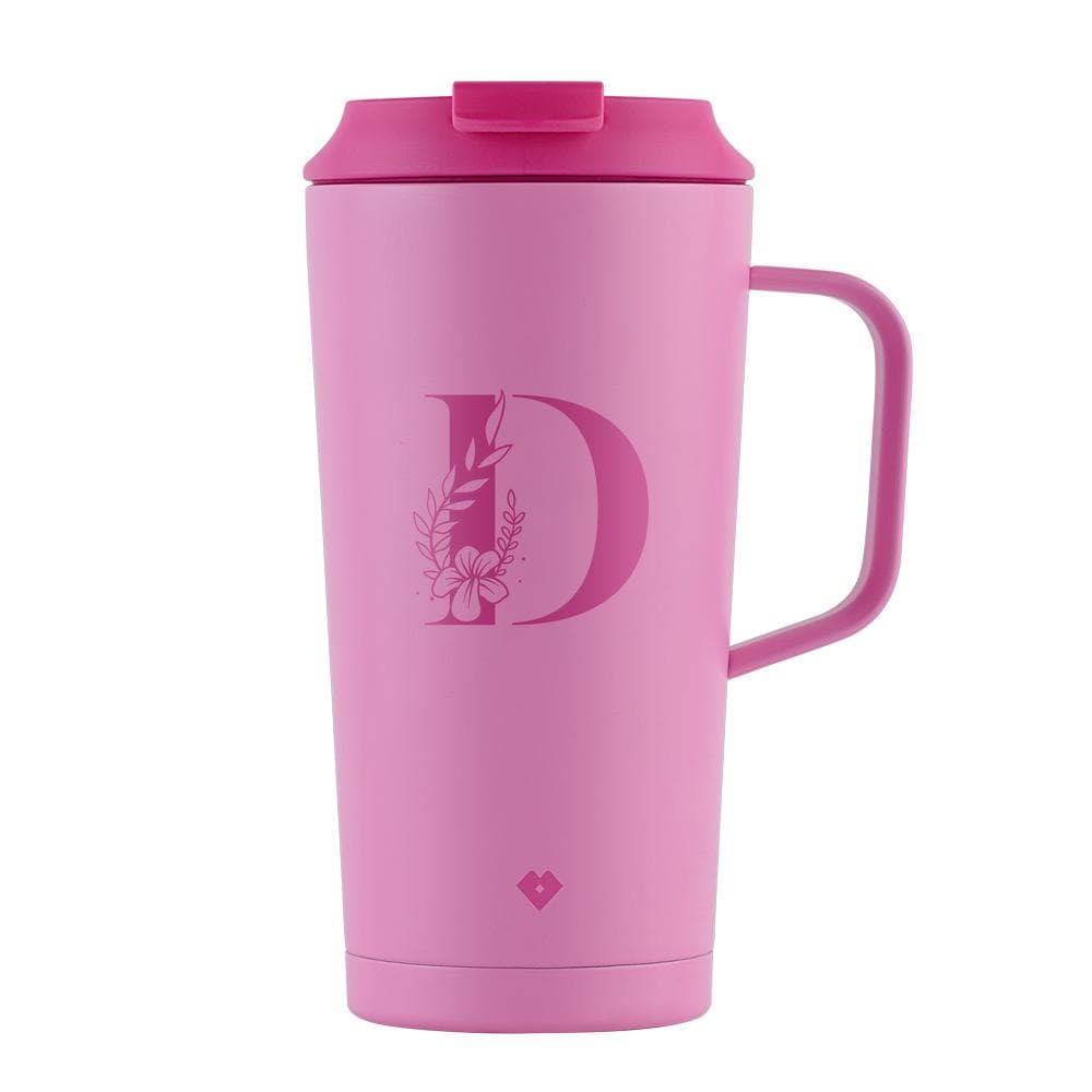 Termo Para Café De Acero Inoxidable Iniciales 500ml Doble Aislamiento Térmico Luckyly $529