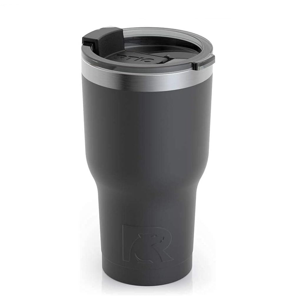 Vaso Aislado Negro De Acero Inoxidable $1,518