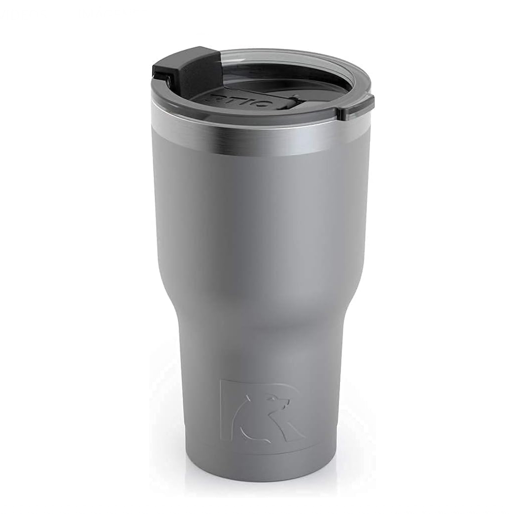 Vaso Aislado Gris De Acero Inoxidable