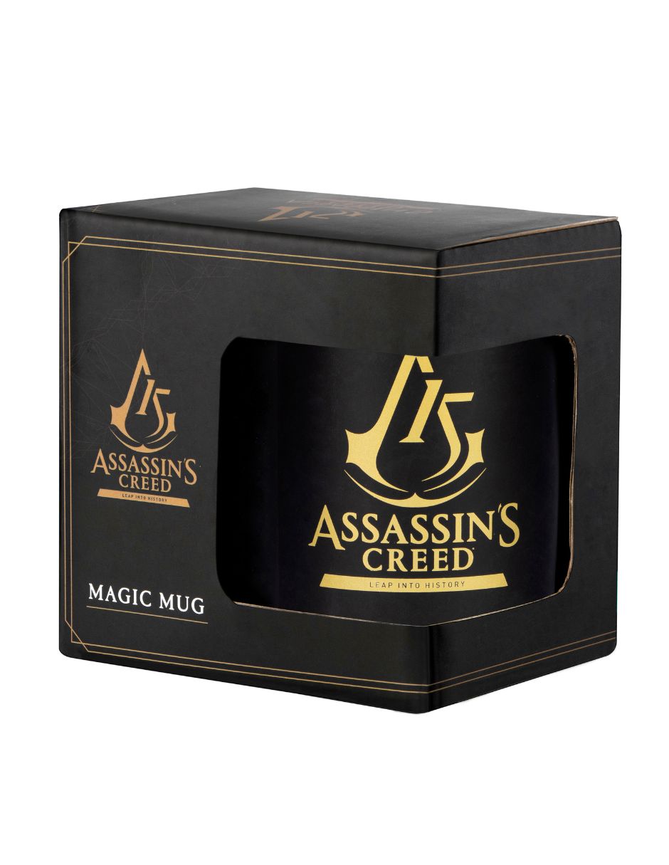 Foto 4 pulgar | Taza Mágica Assassins Creed 15th Anniversary Golden