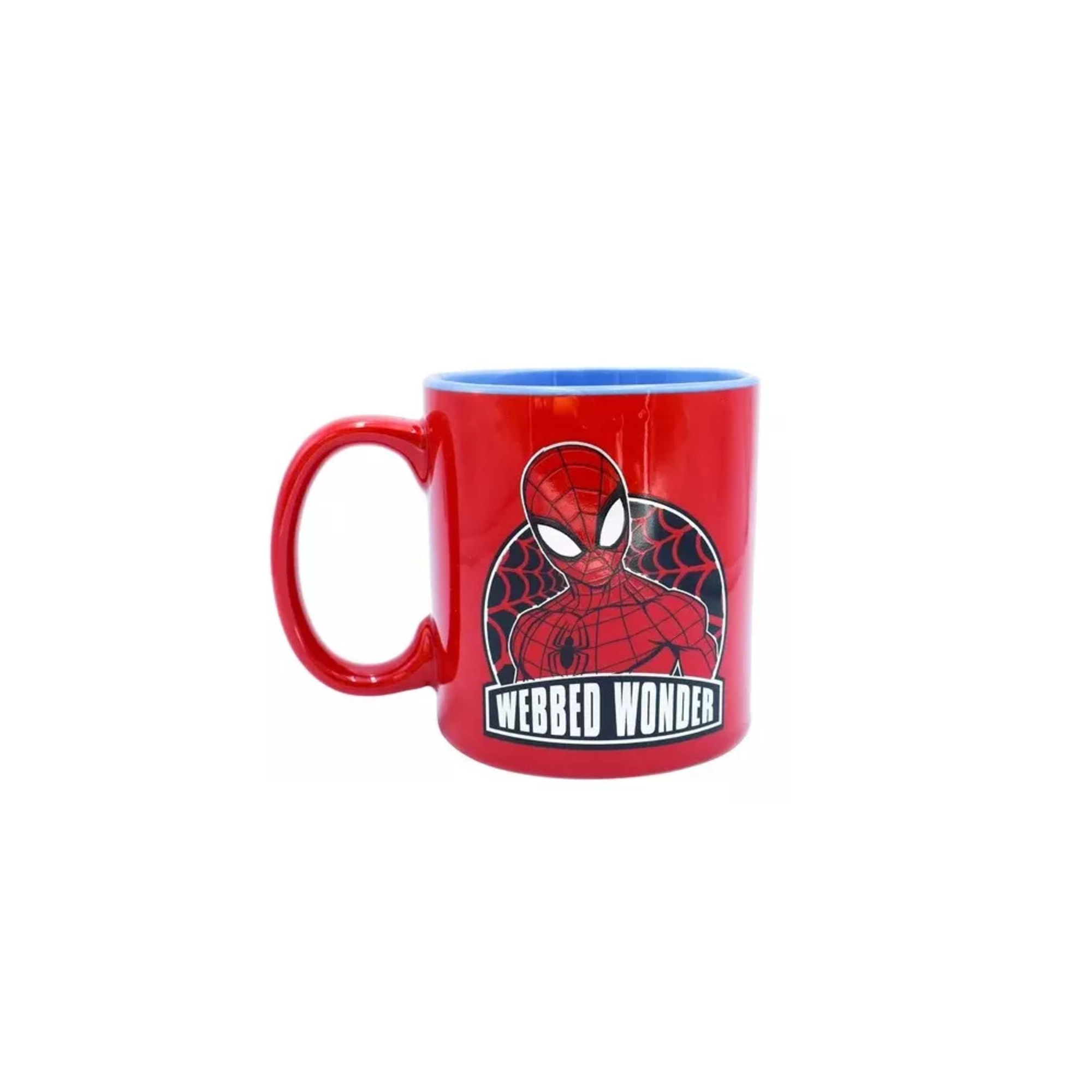 Foto 2 | Taza De Cerámica Metalizada Marvel Spiderman 592 Ml, Rojo