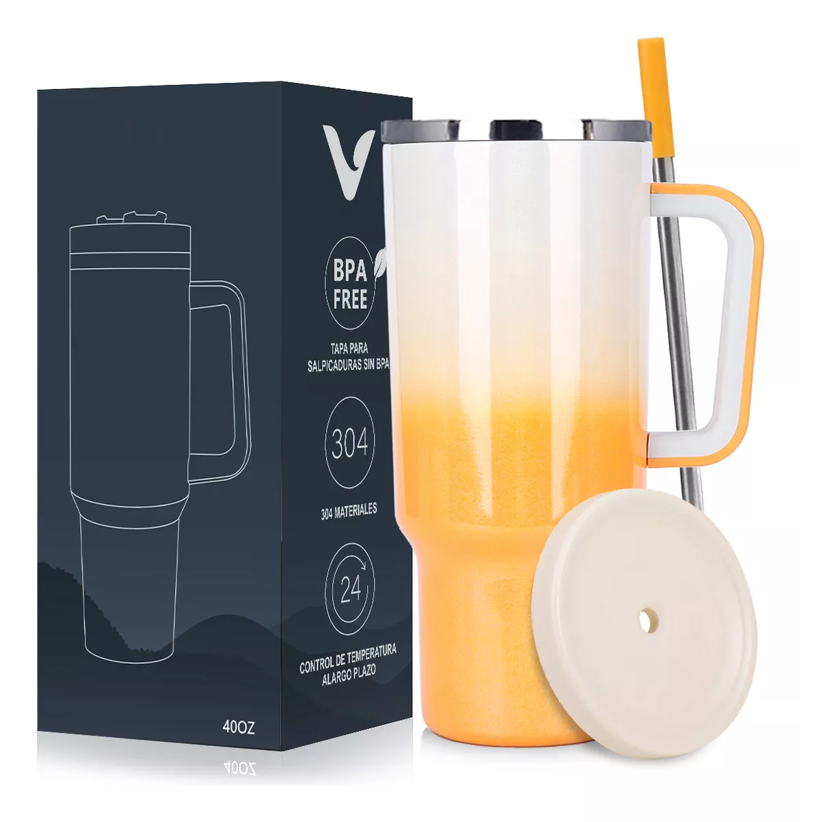 Foto 1 | Vaso Térmico Eo Safe Imports de Acero Inoxidable de 40oz