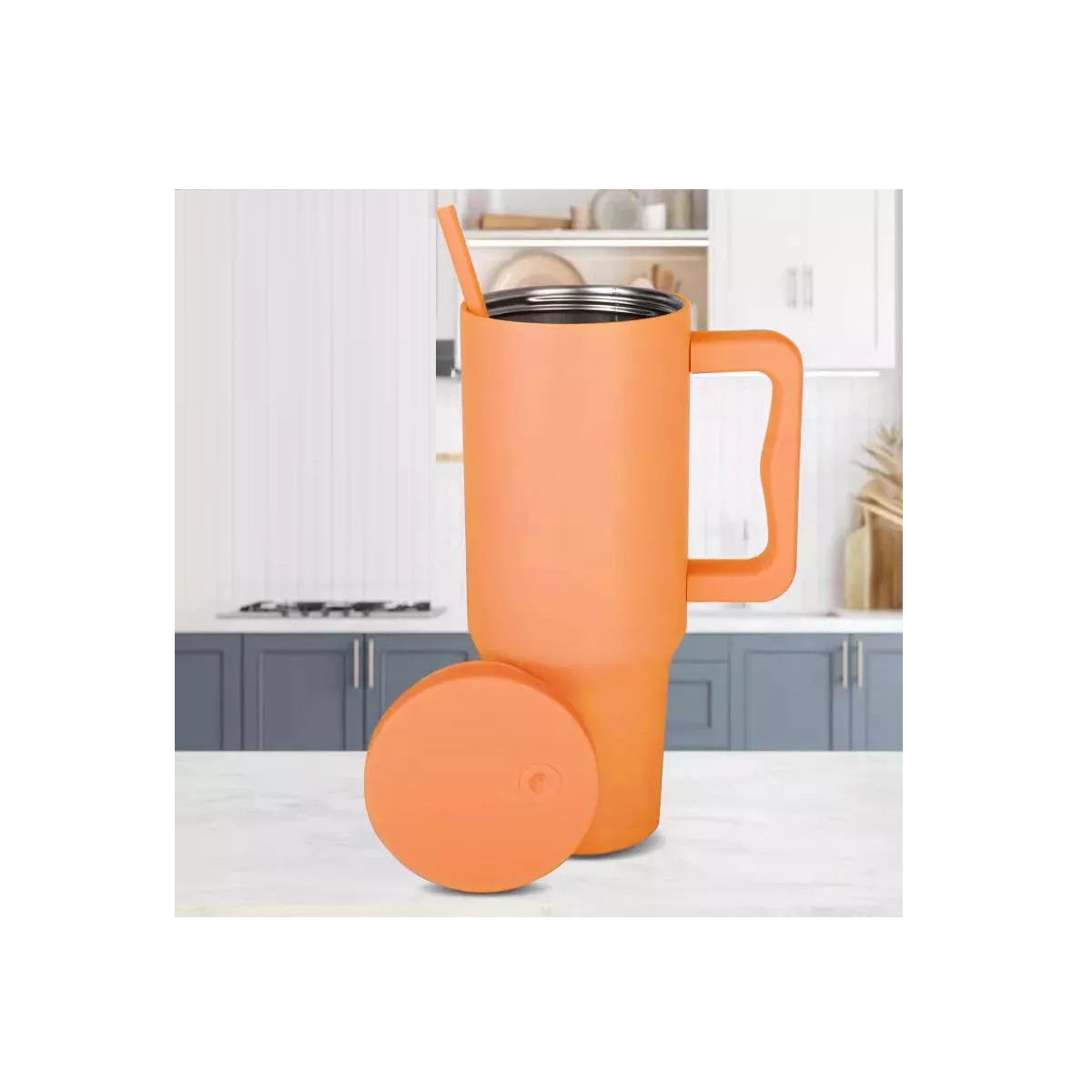 Foto 3 pulgar | Taza Termica Portátil 40oz Eo Safe Imports Esi-15964 Naranja