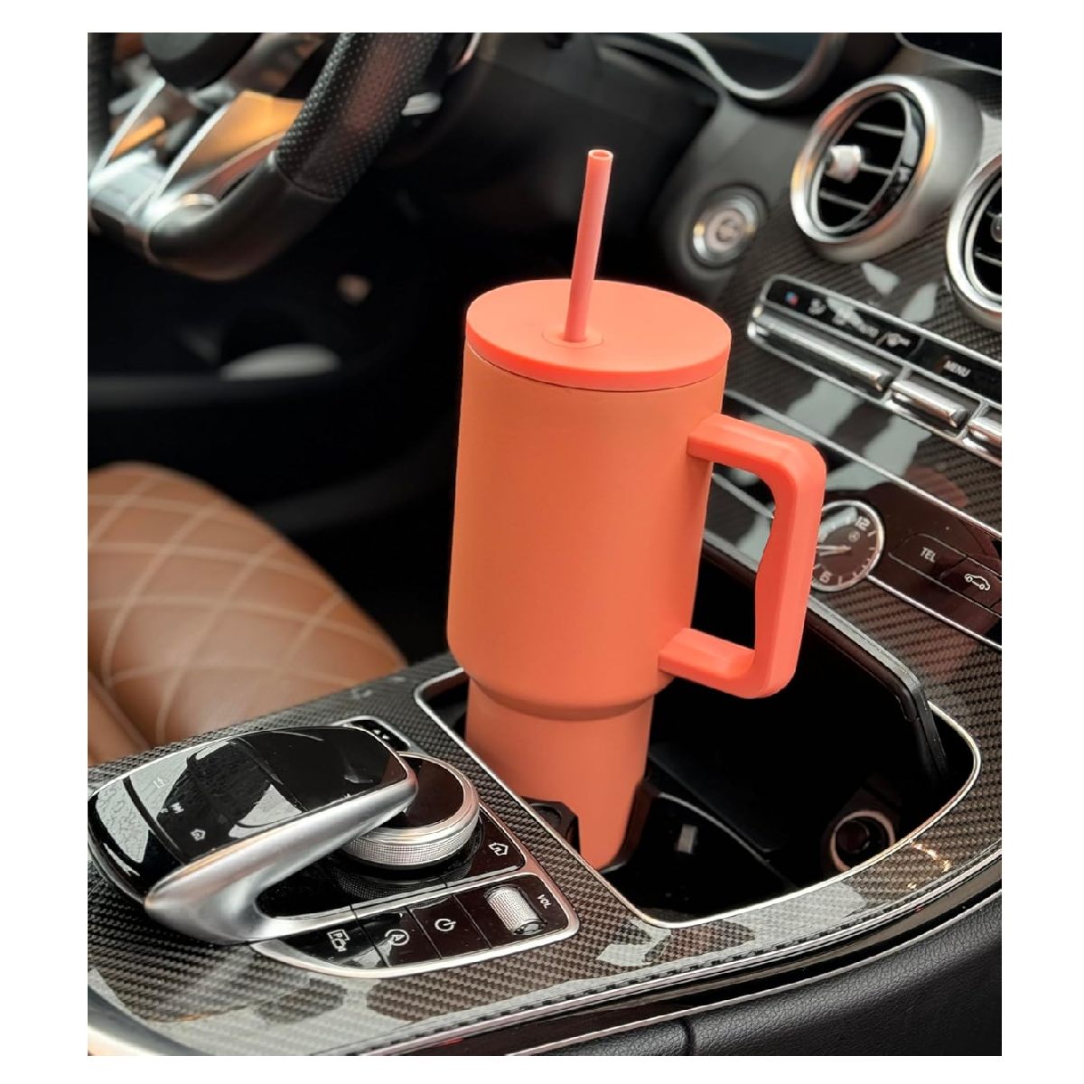 Foto 4 pulgar | Taza Termica Portátil 40oz Eo Safe Imports Esi-15964 Naranja