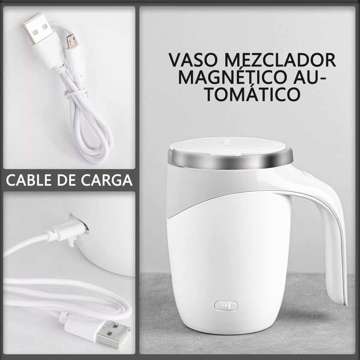 Foto 3 pulgar | Vaso Termico Café De Acero Inoxidable Calor/frío Eo Safe Imports Esi-16007 Blanco