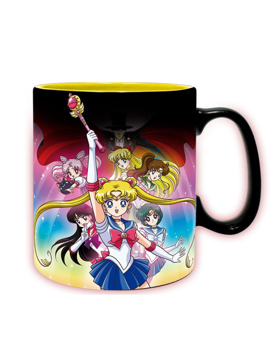 Foto 2 pulgar | Taza Mágica Sailor Moon Group 460 Ml