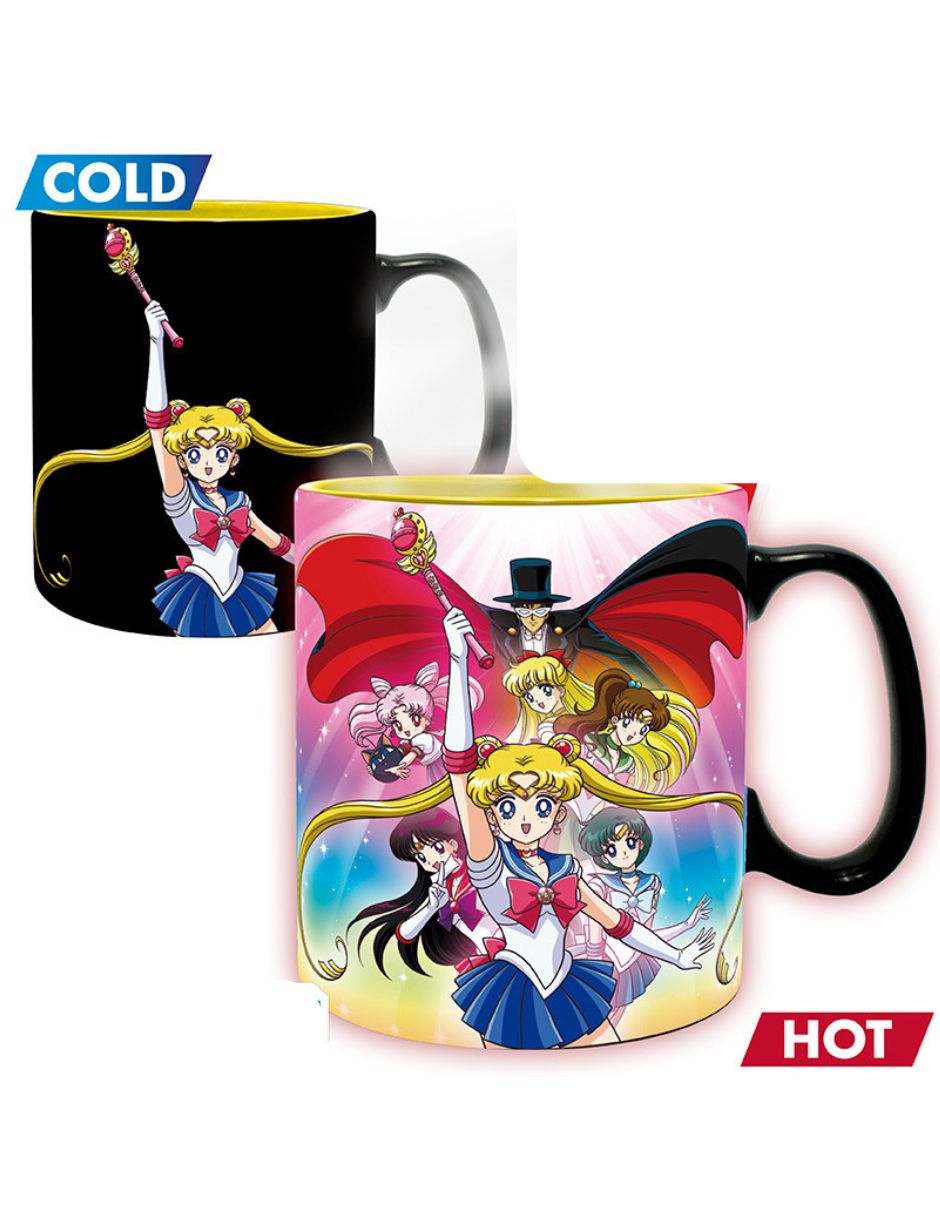 Foto 4 pulgar | Taza Mágica Sailor Moon Group 460 Ml