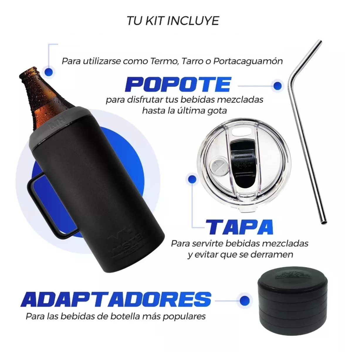 Foto 3 pulgar | Porta Caguama Eo Safe Imports Esi-18124 Negro