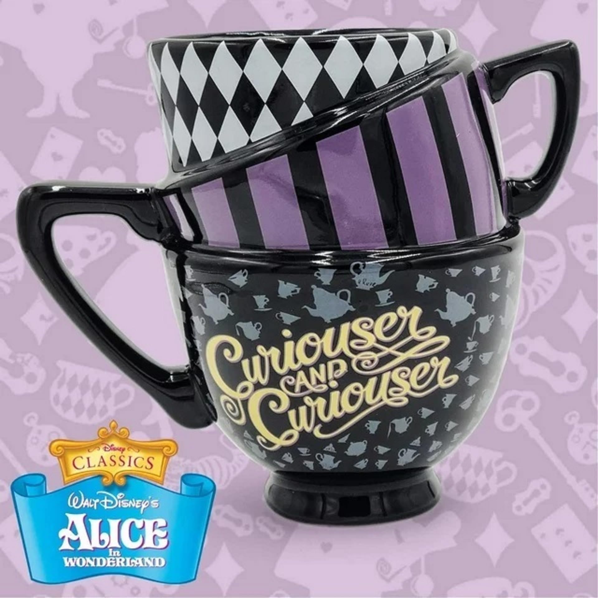 Foto 4 pulgar | Taza De Café Silver Buffalo Disney Alicia En El País De Las Maravillas 600 Ml - Venta Internacional.