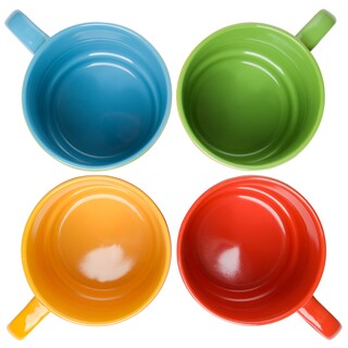 Foto 6 | Tazas Peanuts Snoopy Gentle Reminders 450 ml Paquete de 4 Piezas con Estante - Venta Internacional