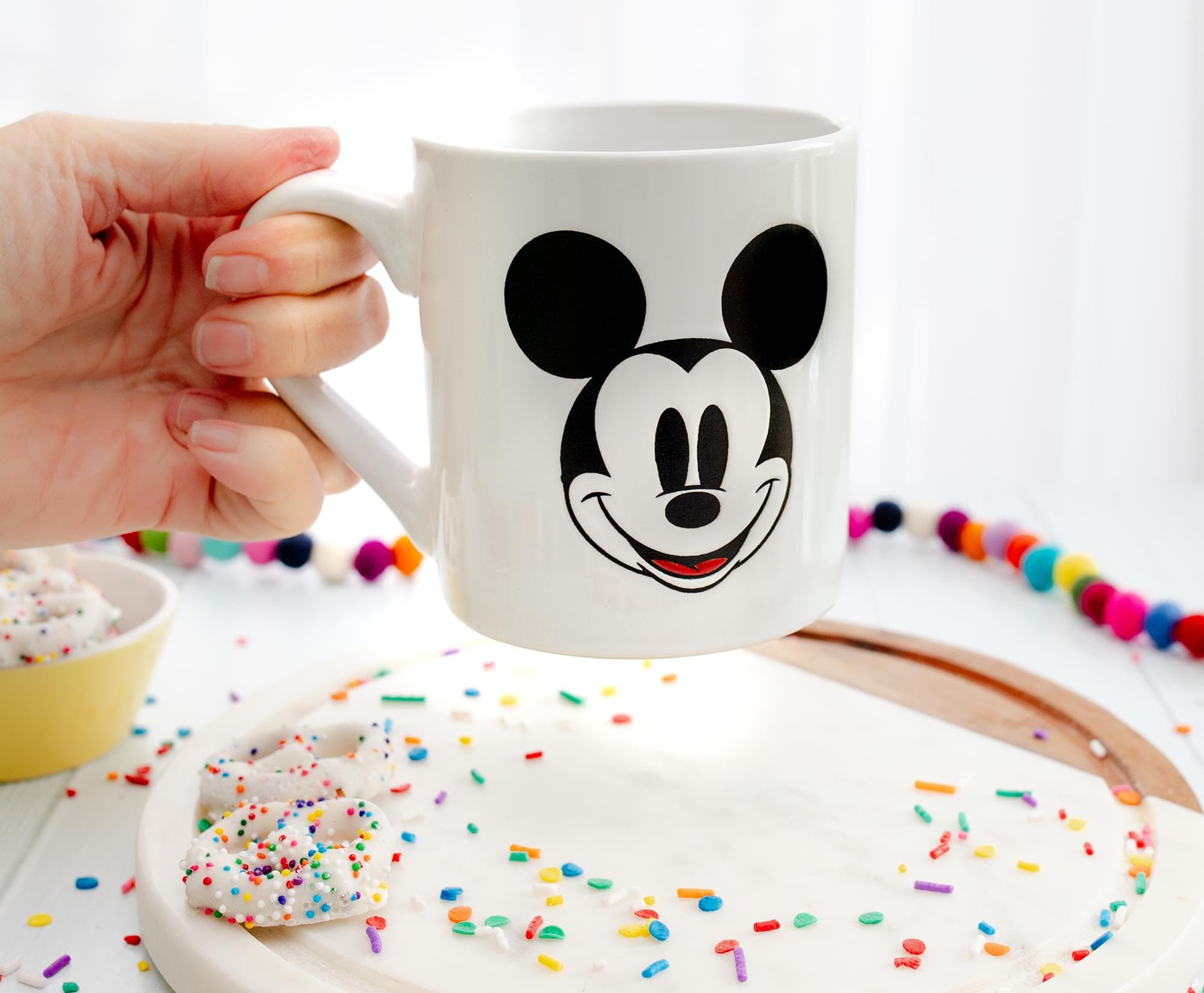 Foto 5 pulgar | Taza De Café Silver Buffalo Disney Mickey Mouse 414ml - Venta Internacional.