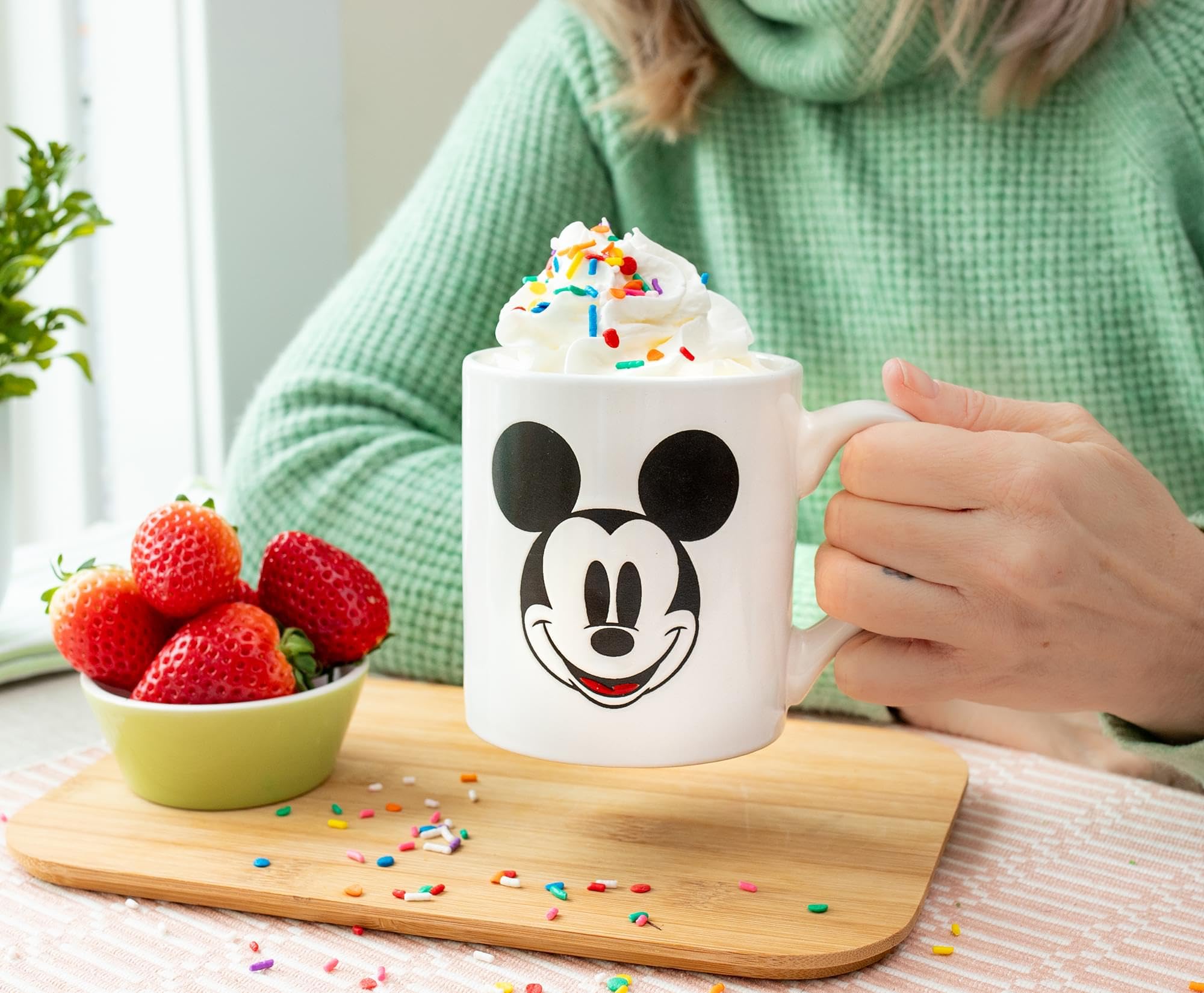 Foto 8 pulgar | Taza De Café Silver Buffalo Disney Mickey Mouse 414ml - Venta Internacional.
