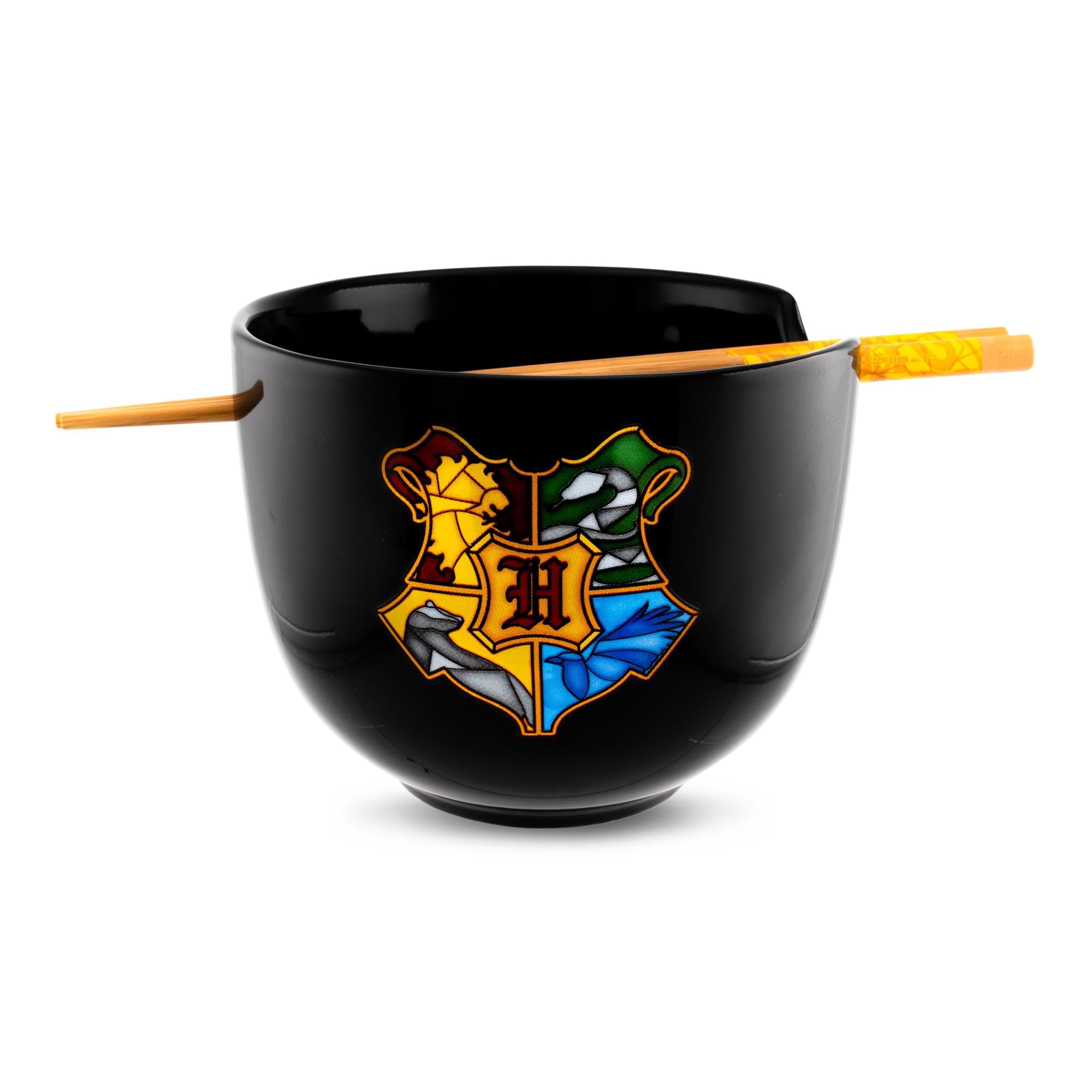 Foto 2 pulgar | Juego De Vajilla Ramen De Cerámica Con El Escudo De Hogwarts De Harry Potter - Venta Internacional.