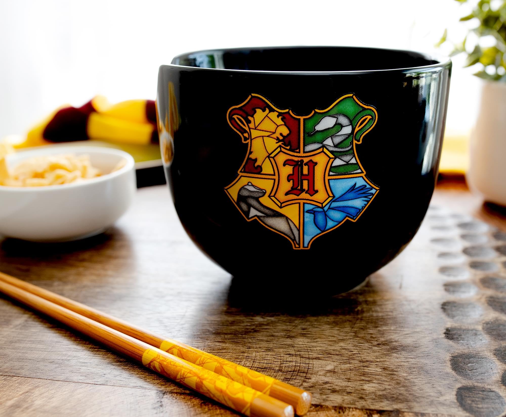 Foto 5 pulgar | Juego De Vajilla Ramen De Cerámica Con El Escudo De Hogwarts De Harry Potter - Venta Internacional.