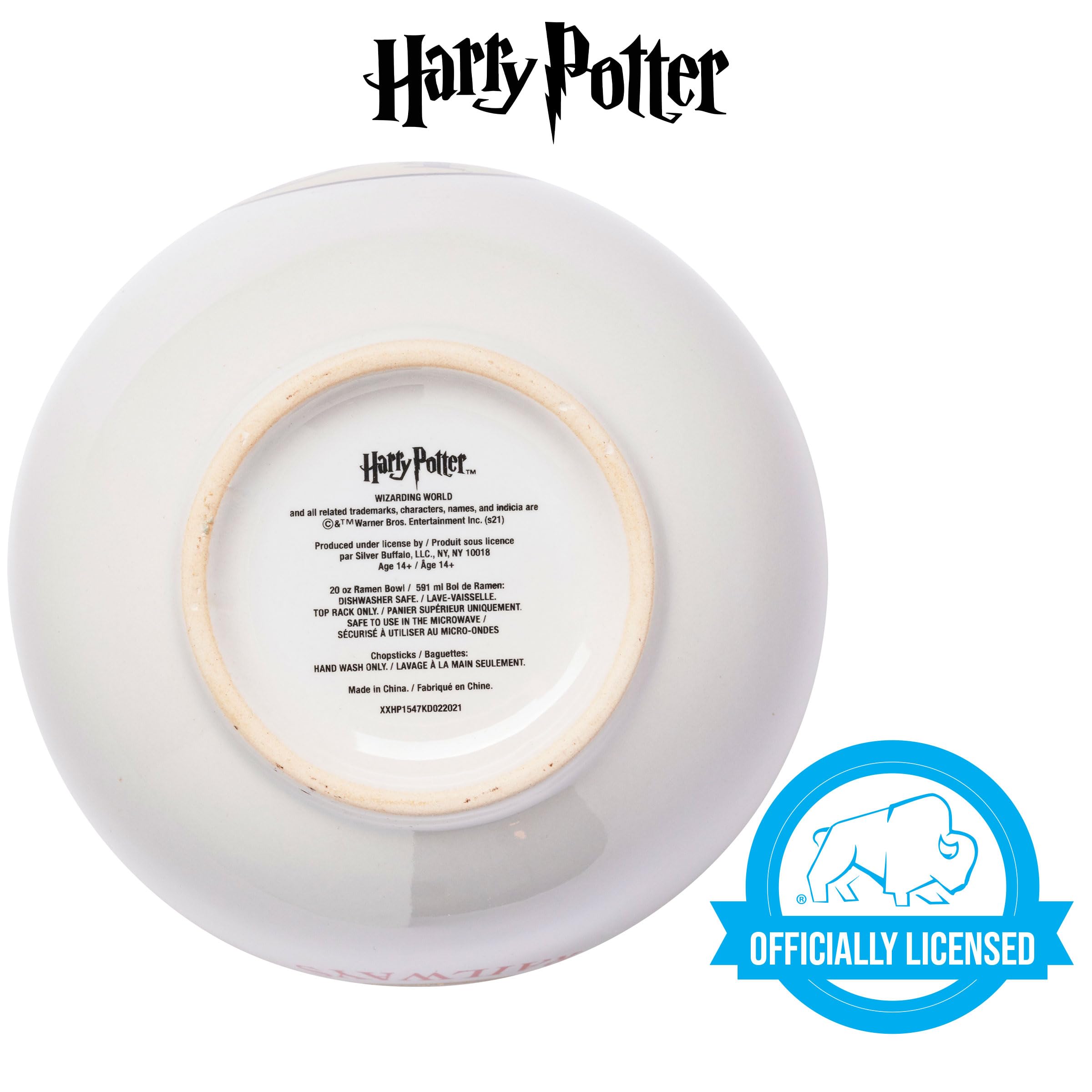 Foto 5 pulgar | Cuenco De Arroz Con Fideos Ramen De Cerámica Harry Potter, 600 Ml, Con Palillos - Venta Internacional.
