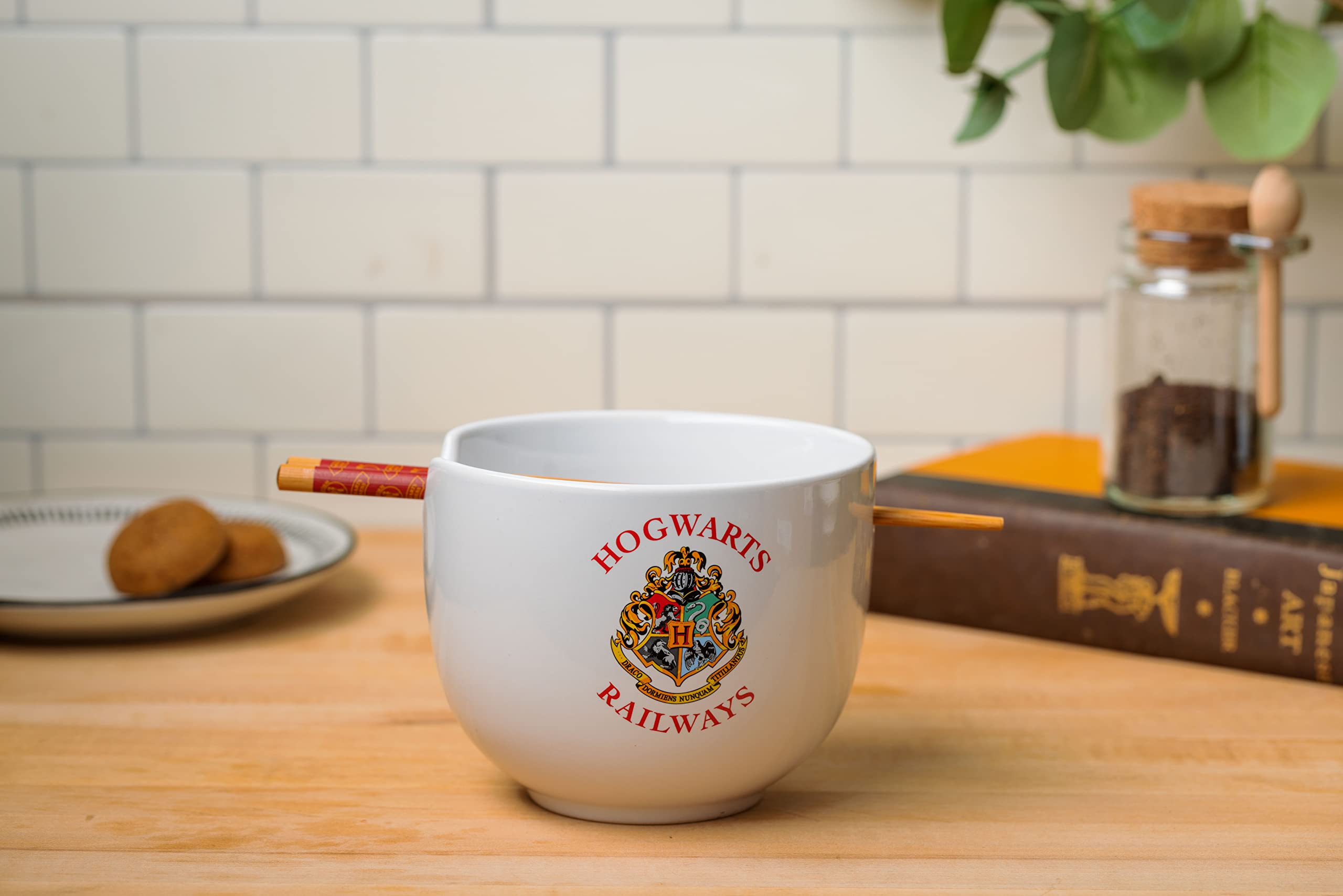 Foto 6 | Cuenco De Arroz Con Fideos Ramen De Cerámica Harry Potter, 600 Ml, Con Palillos - Venta Internacional.