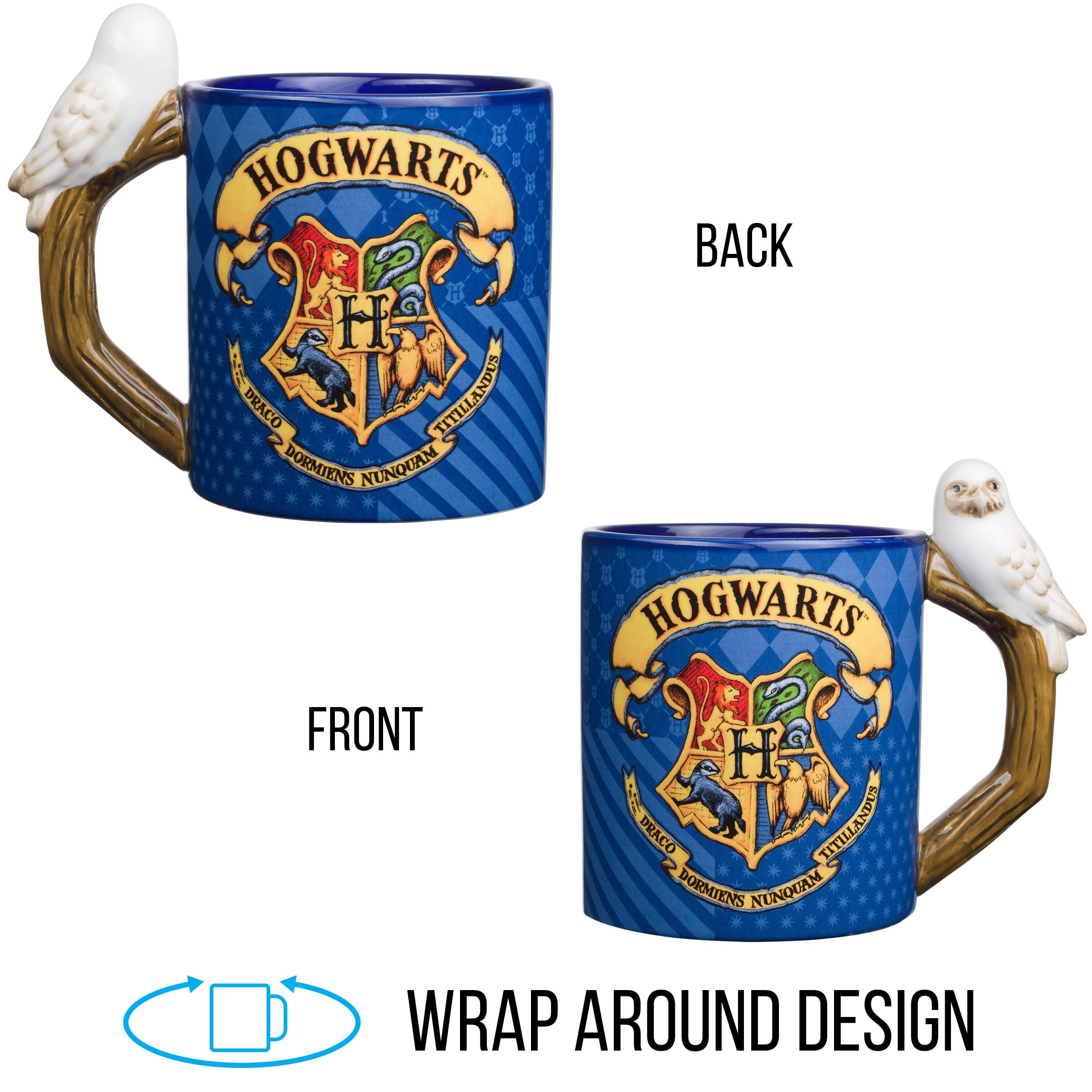 Foto 4 pulgar | Taza De Café Silver Buffalo Harry Potter Hogwarts 600 Ml - Venta Internacional.