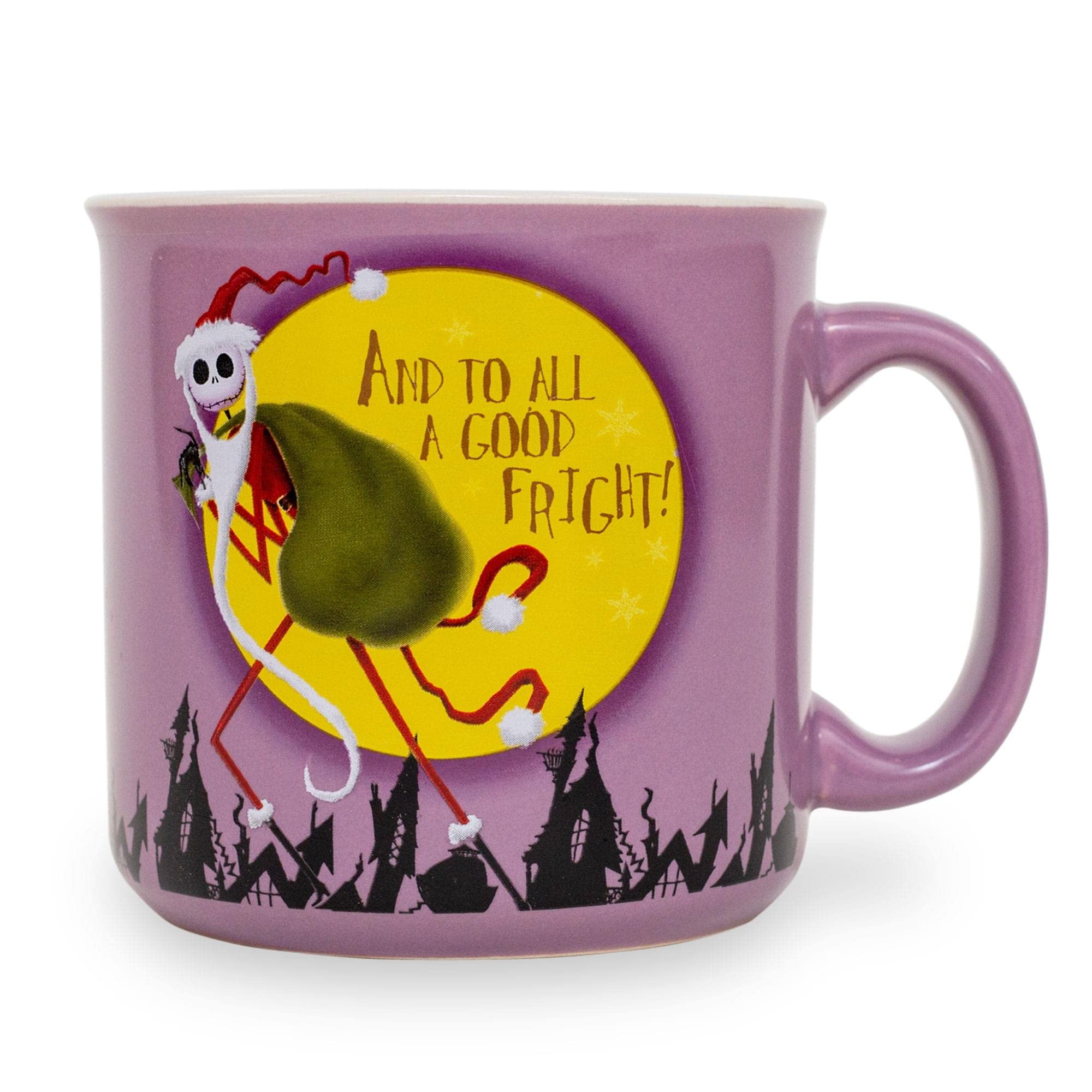 Foto 2 pulgar | Taza De Café Silver Buffalo Nightmare Before Christmas 600 Ml - Venta Internacional.