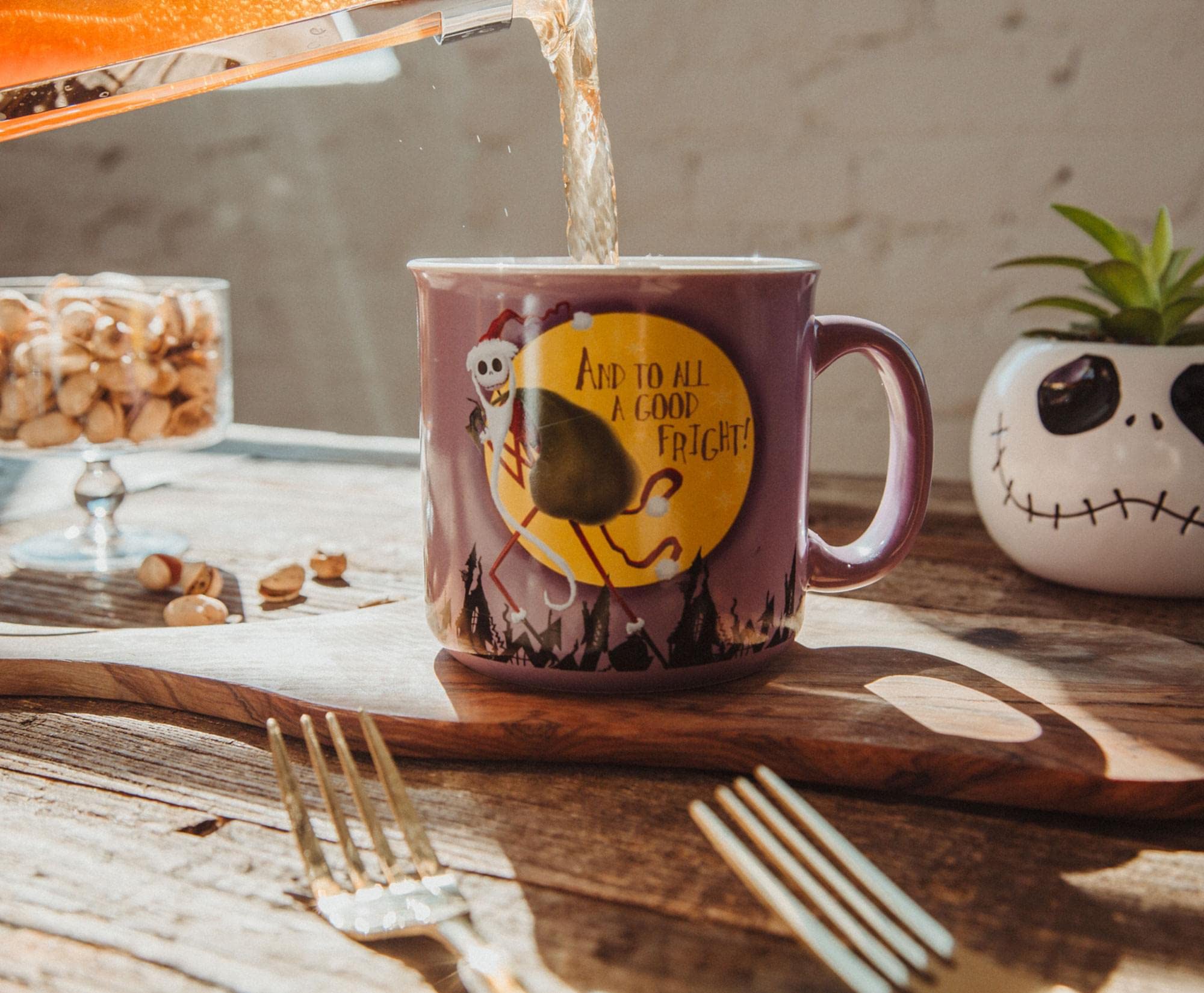 Foto 6 pulgar | Taza De Café Silver Buffalo Nightmare Before Christmas 600 Ml - Venta Internacional.