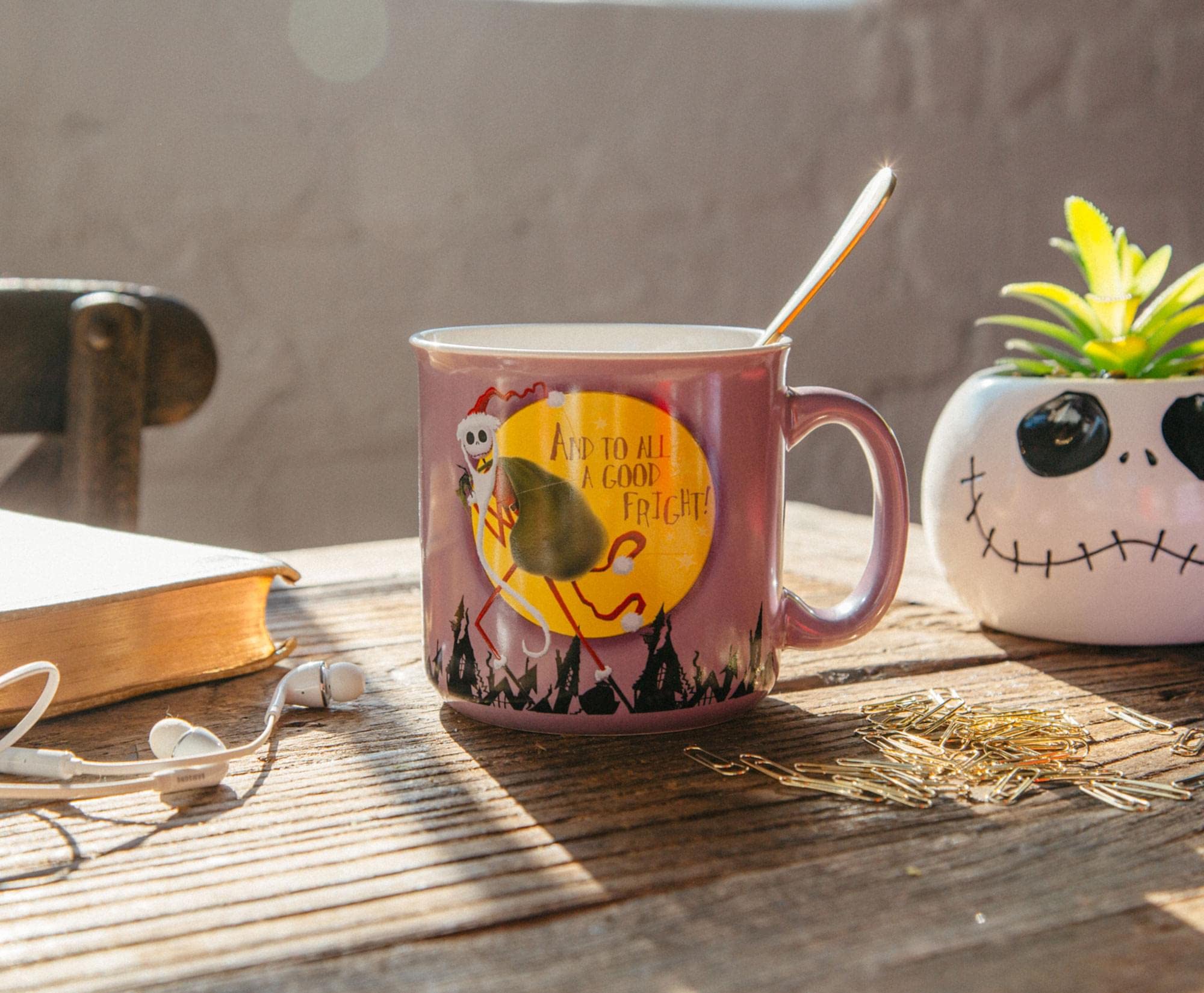 Foto 7 pulgar | Taza De Café Silver Buffalo Nightmare Before Christmas 600 Ml - Venta Internacional.