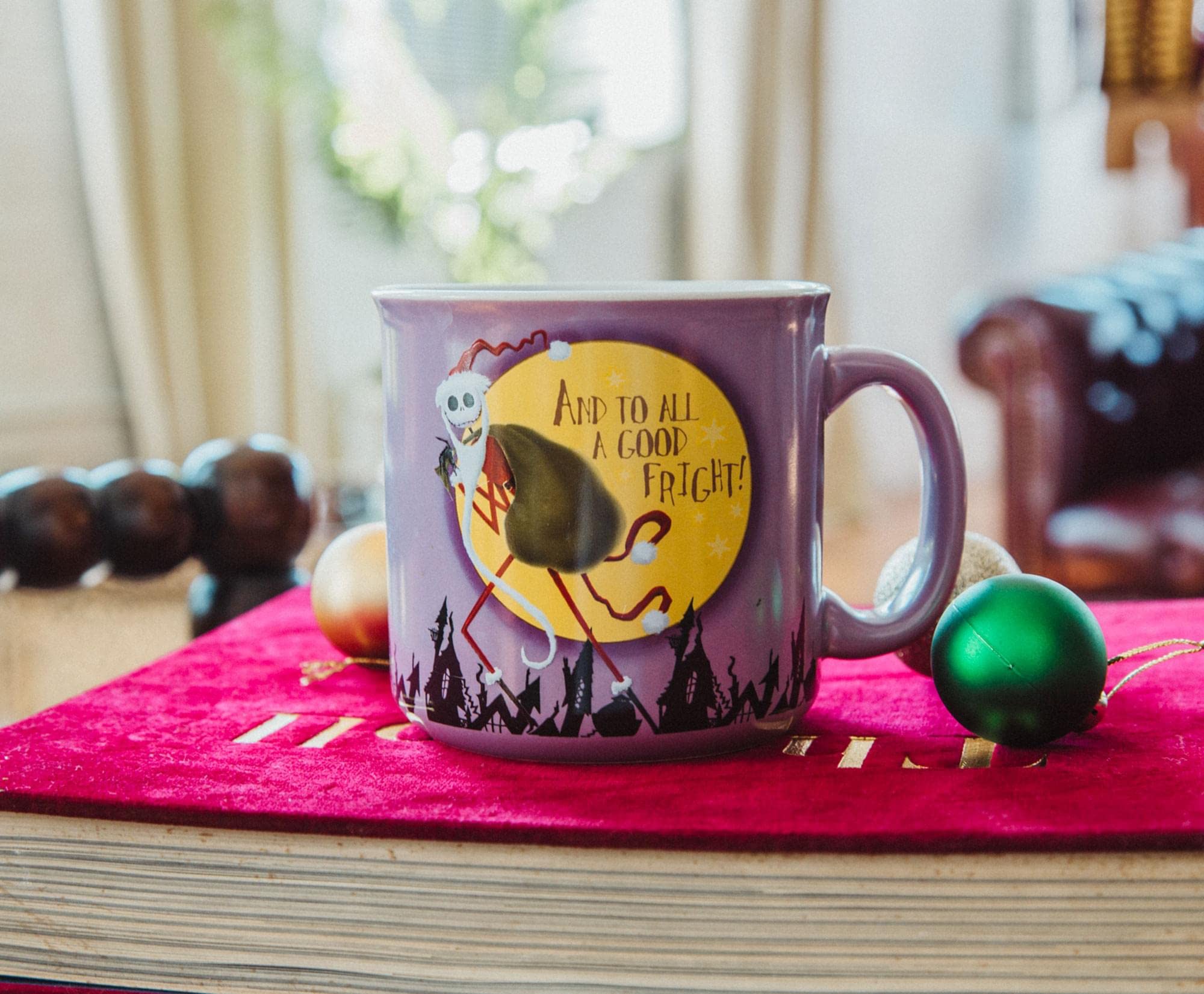 Foto 8 pulgar | Taza De Café Silver Buffalo Nightmare Before Christmas 600 Ml - Venta Internacional.