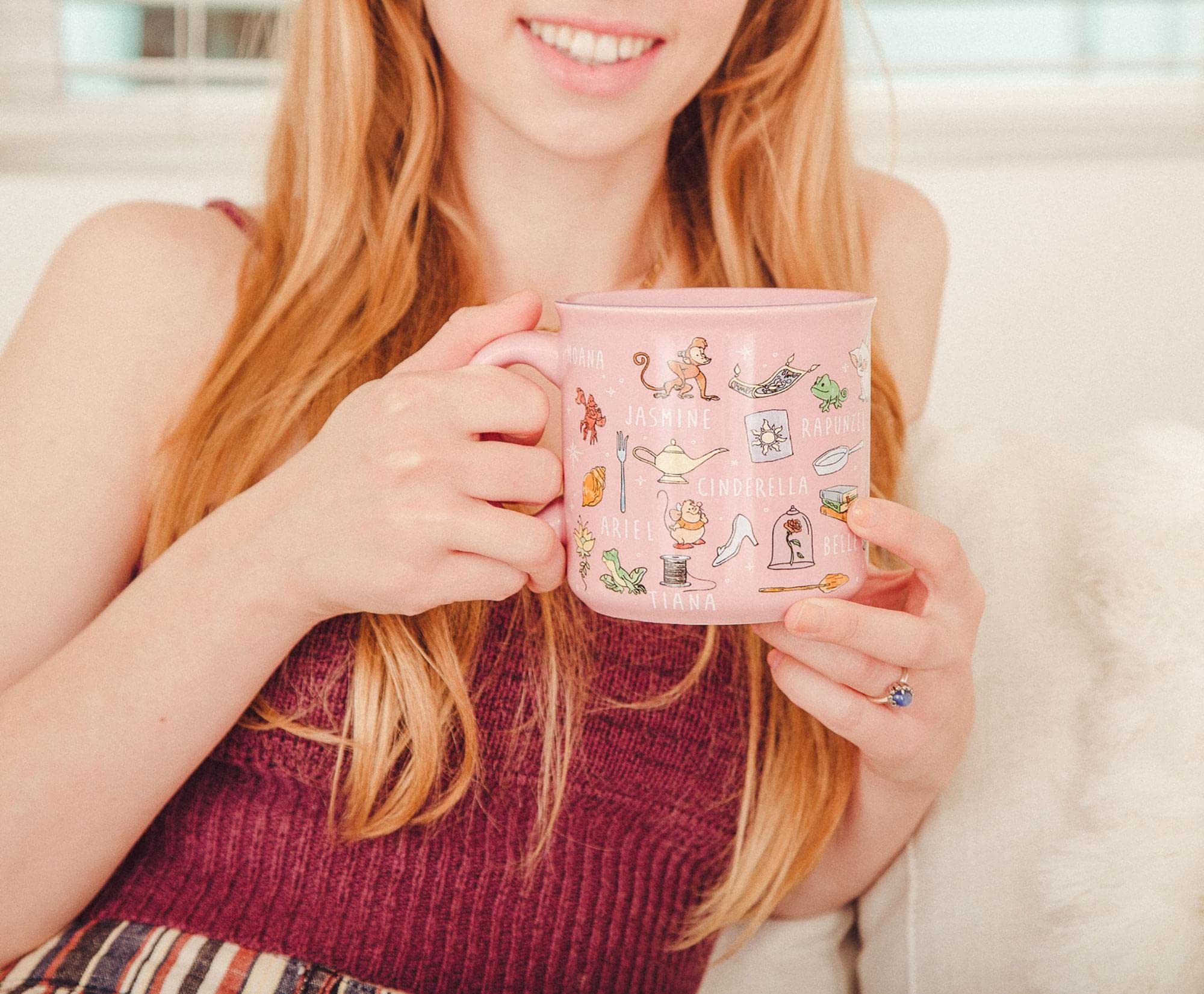 Foto 2 | Taza Camper Plateada Con Íconos De La Princesa Disney De Buffalo, 590 Ml - Venta Internacional.