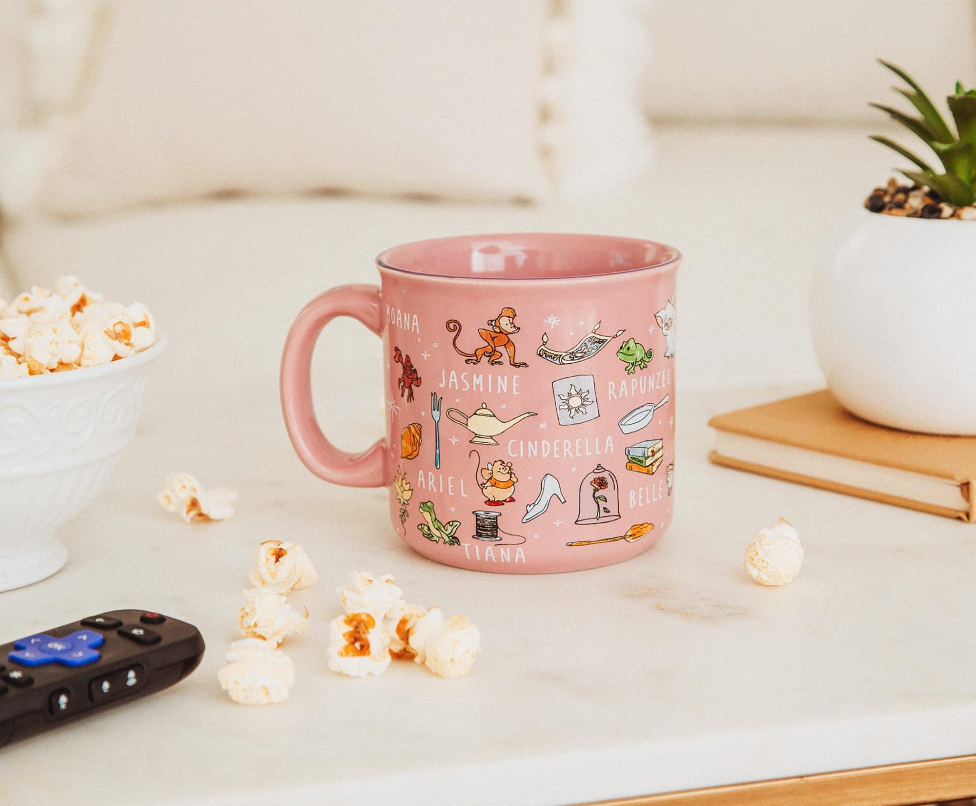 Foto 4 | Taza Camper Plateada Con Íconos De La Princesa Disney De Buffalo, 590 Ml - Venta Internacional.