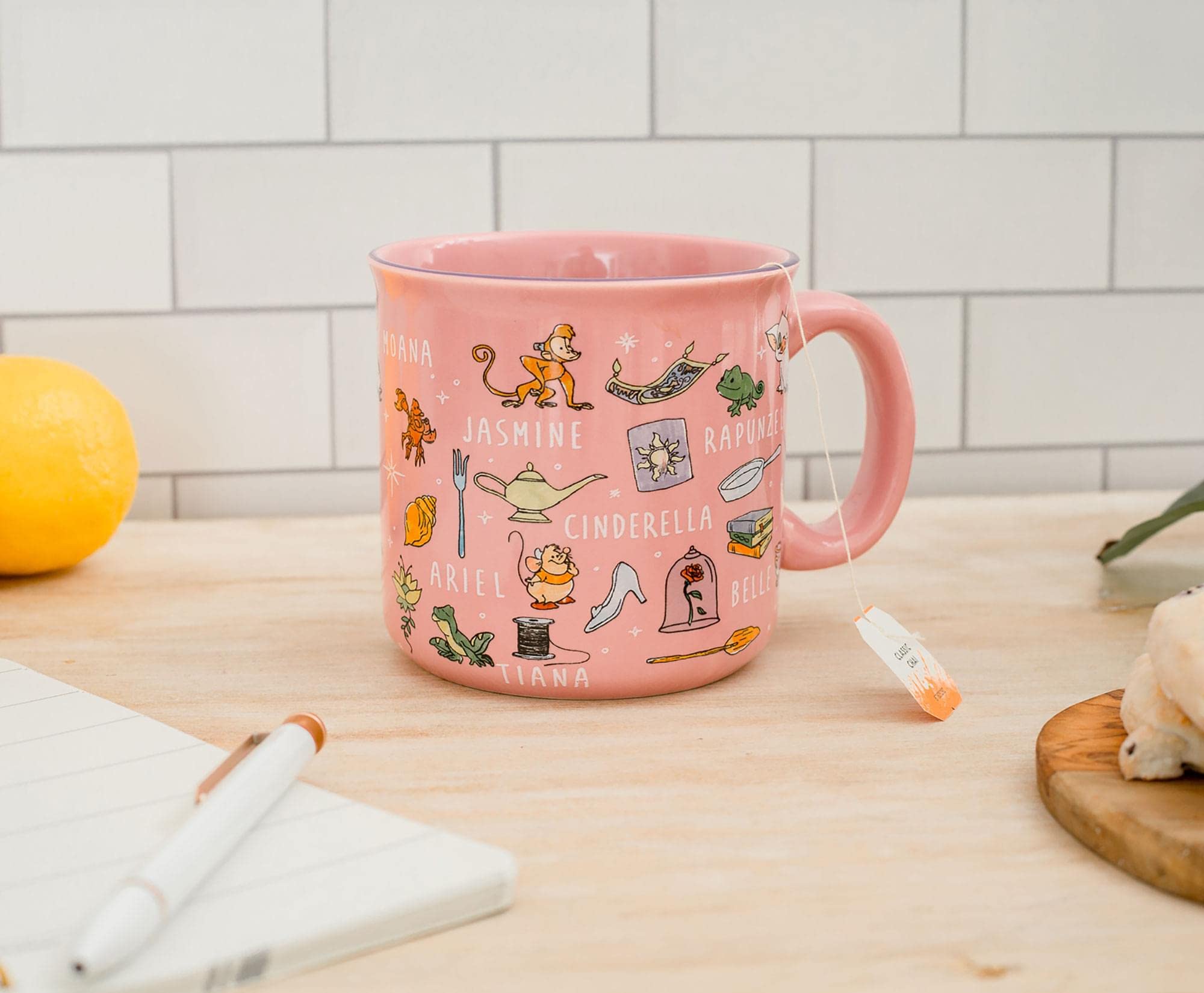 Foto 6 | Taza Camper Plateada Con Íconos De La Princesa Disney De Buffalo, 590 Ml - Venta Internacional.