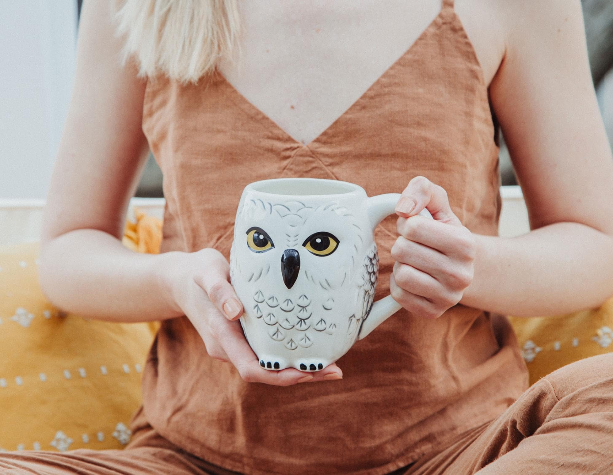 Foto 8 pulgar | Taza De Cerámica Silver Buffalo Harry Potter Hedwig, 600 Ml - Venta Internacional.
