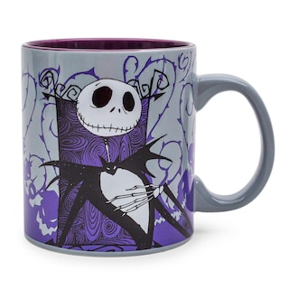 Foto 1 | Taza De Cerámica Plateada Buffalo Disney Nightmare Before Christmas - Venta Internacional.