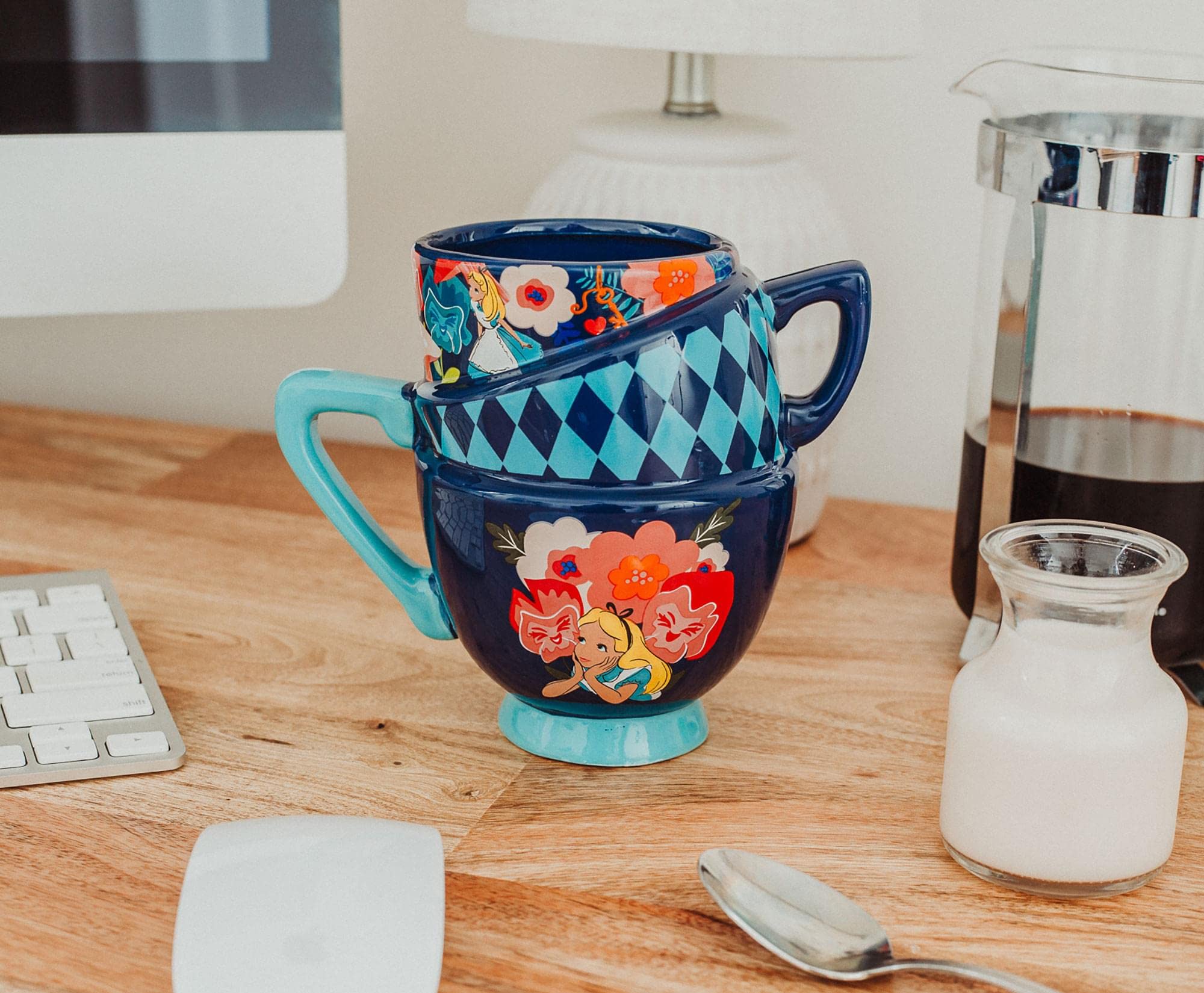 Foto 5 pulgar | Taza Silver Buffalo Disney Alicia En El País De Las Maravillas 600 Ml - Venta Internacional.