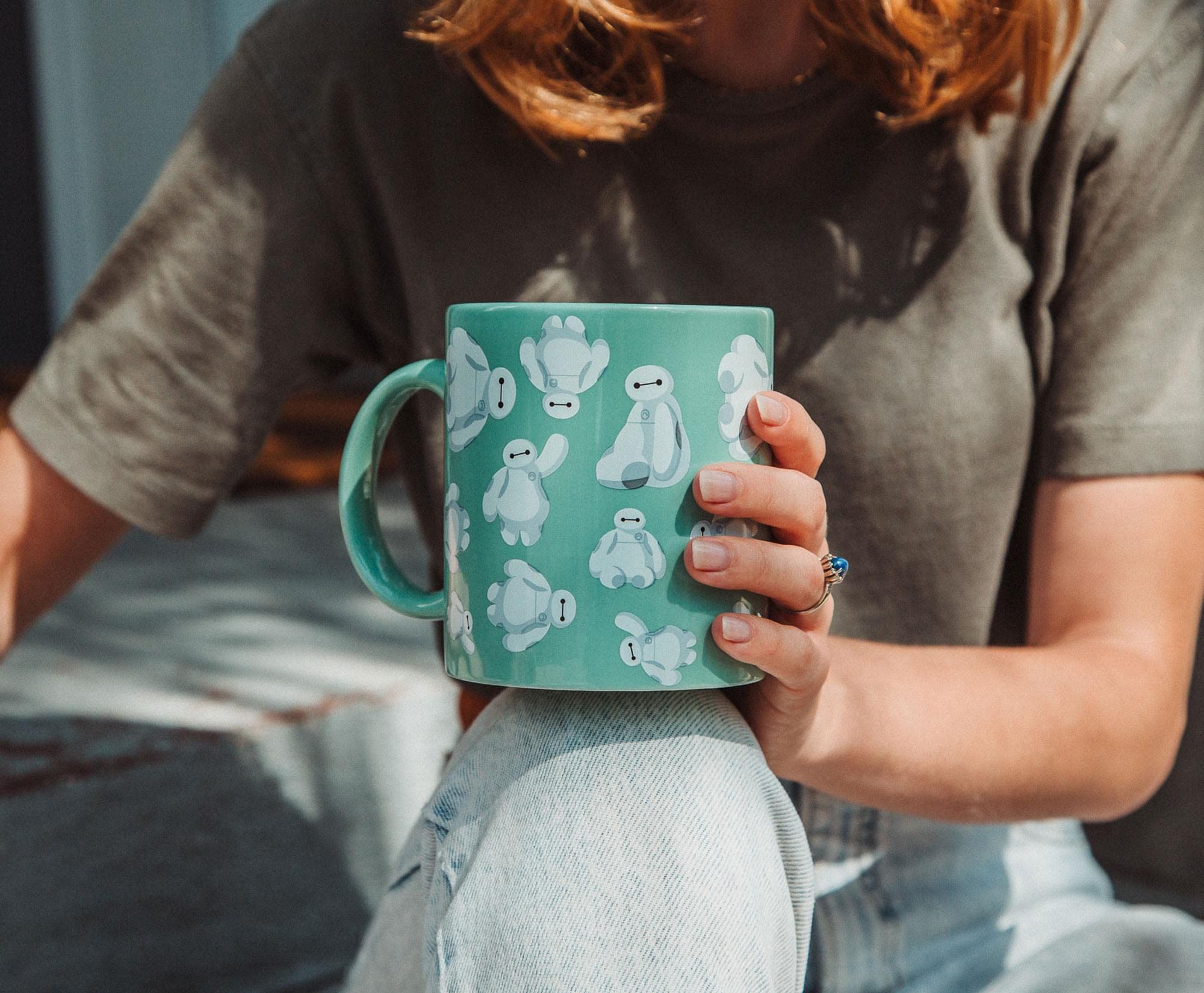 Foto 4 pulgar | Taza De Cerámica Disney Big Hero 6 Baymax 600 Ml Sin Bpa - Venta Internacional.